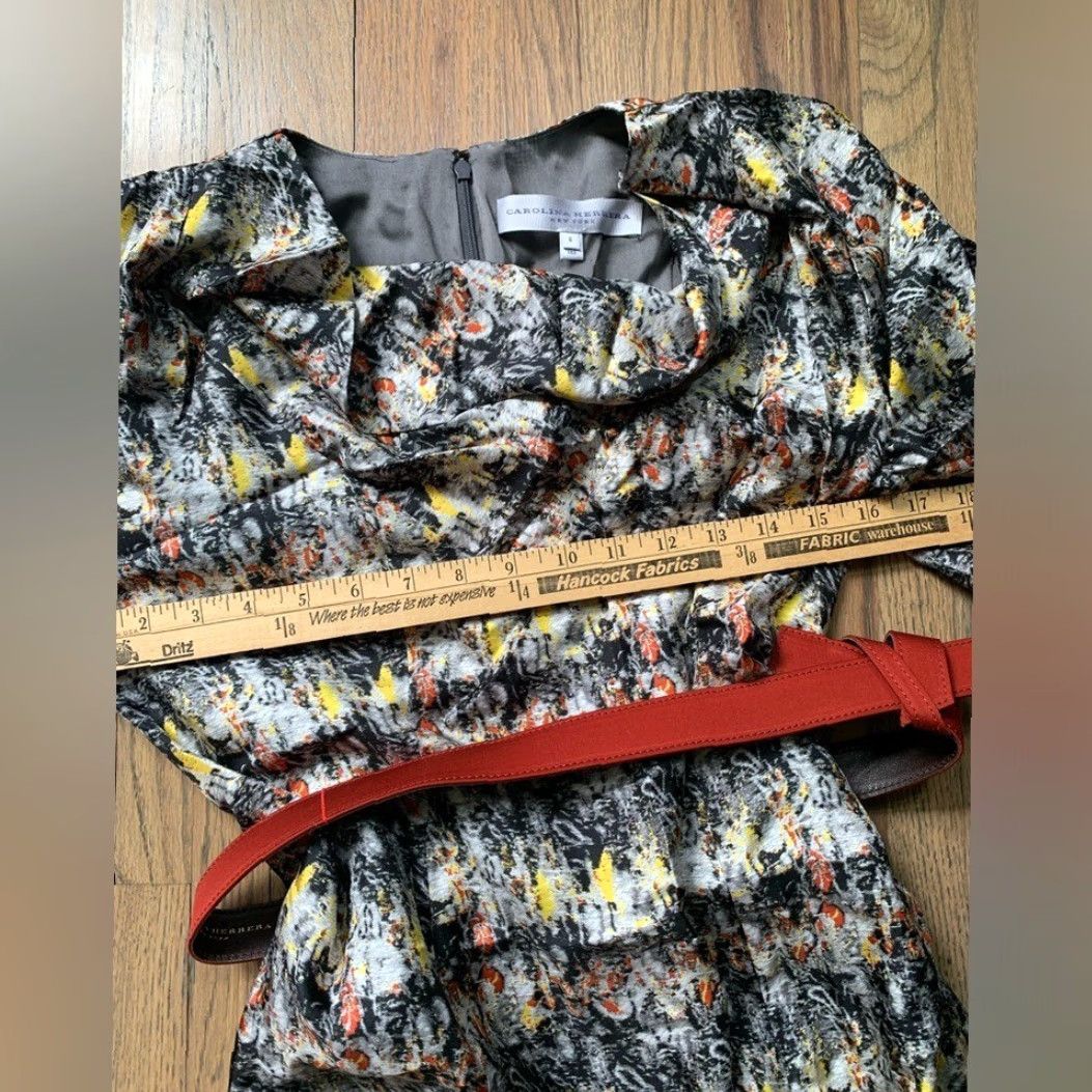 Carolina Herrera Carolina Herrera Dress with Belt, Multicolor, Size 6, Regular, New York, 6 Size M / US 6-8 / IT 42-44 - 7 Thumbnail