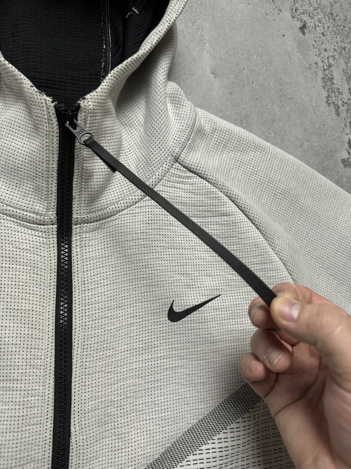 Nike Nike Hooded Jacket Zip Up Tech Fleece Hoodie Drill y2k Ziper Size US XL / EU 56 / 4 - 9 Thumbnail