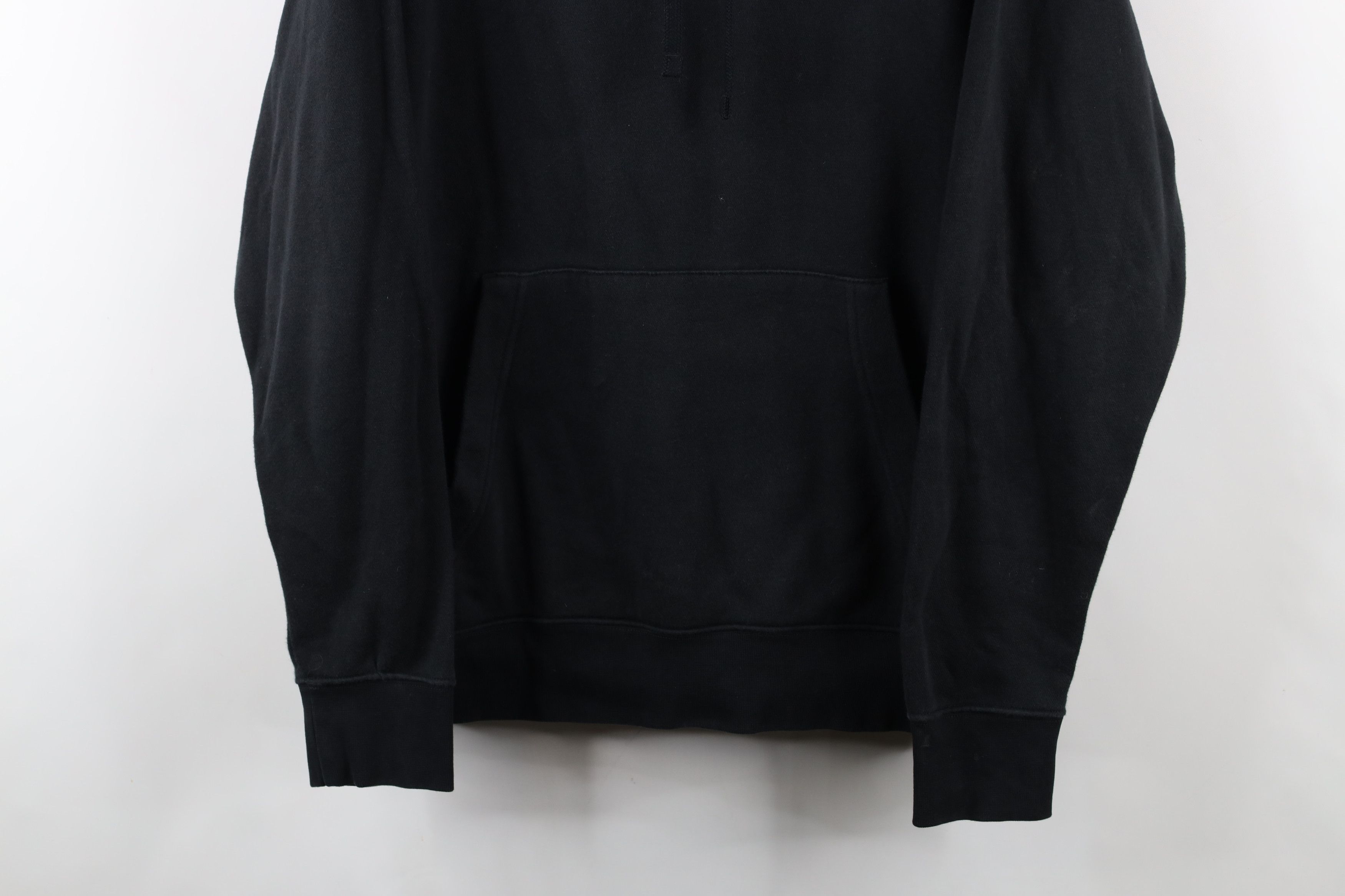 Nike × Vintage Vintage Y2K Nike Spell Out Box Logo Hoodie Sweatshirt Black Size US L / EU 52-54 / 3 - 3 Thumbnail