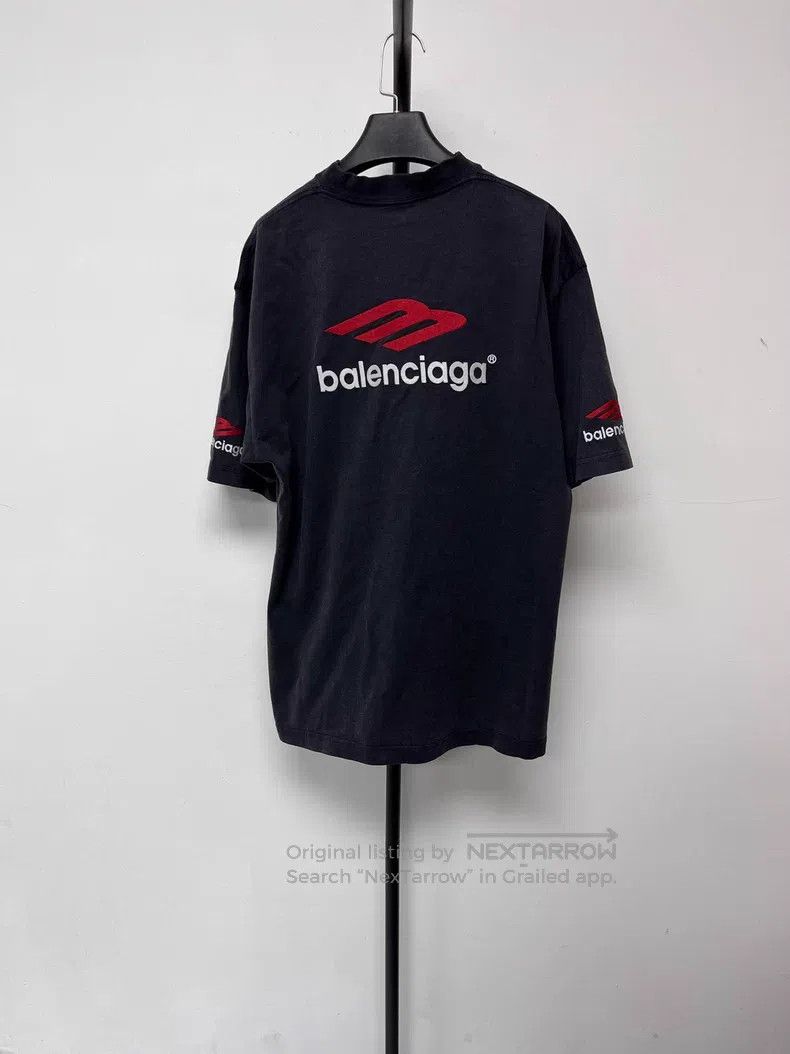Balenciaga Balenciaga Logo Printed Crew Neck Short Sleeve T-Shirt Size US S / EU 44-46 / 1 - 2 Thumbnail