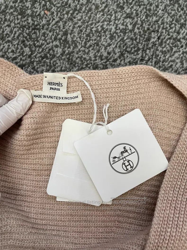 Hermes Hermes Uniquely designed knit cardigan that can also be wo Size XXS / US 00 / IT 34 - 4 Thumbnail