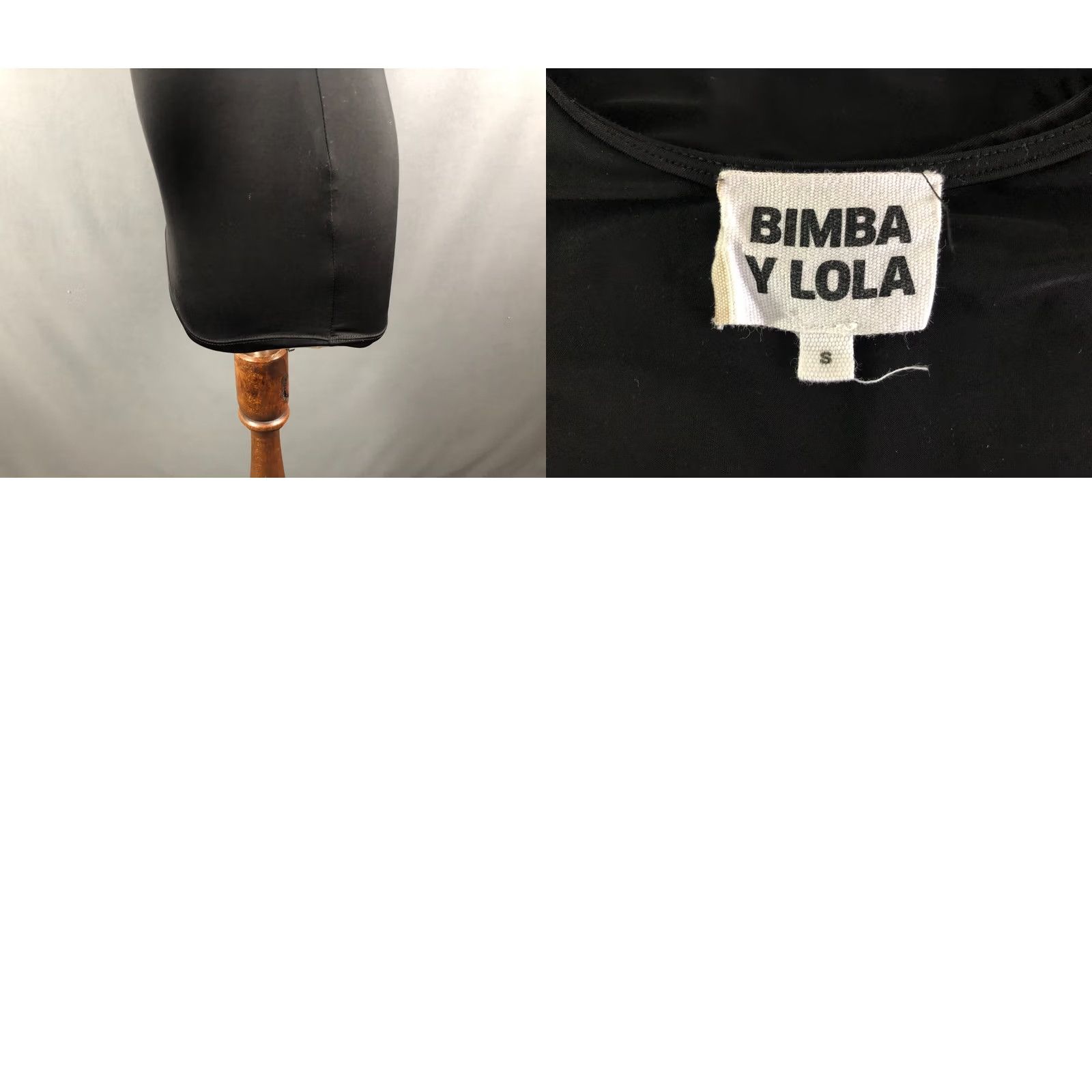 BIMBA Y LOLA Bimba Y Lola Top Blouse Womens S Black Polyester Jersey Crew Neck Casual Sleeve Regular Fit Short Description Not Needed Size S / US 4 / IT 40 - 8 Thumbnail