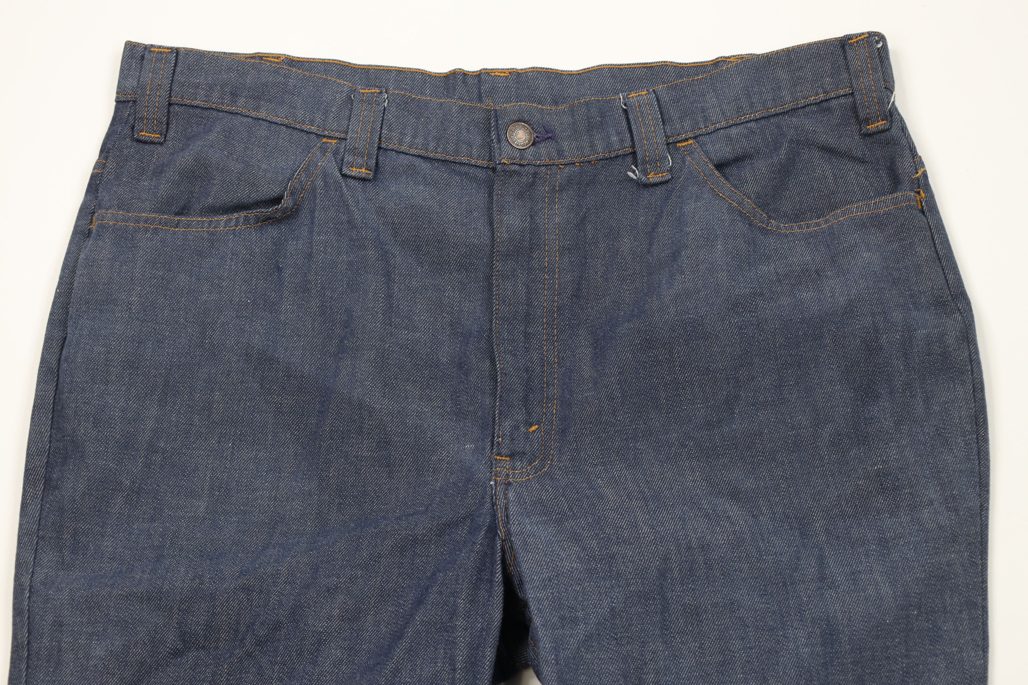 Levi's Vintage 70s Levis Orange Tab Big E Bell Bottoms Jeans USA Size US 38 / EU 54 - 2 Thumbnail