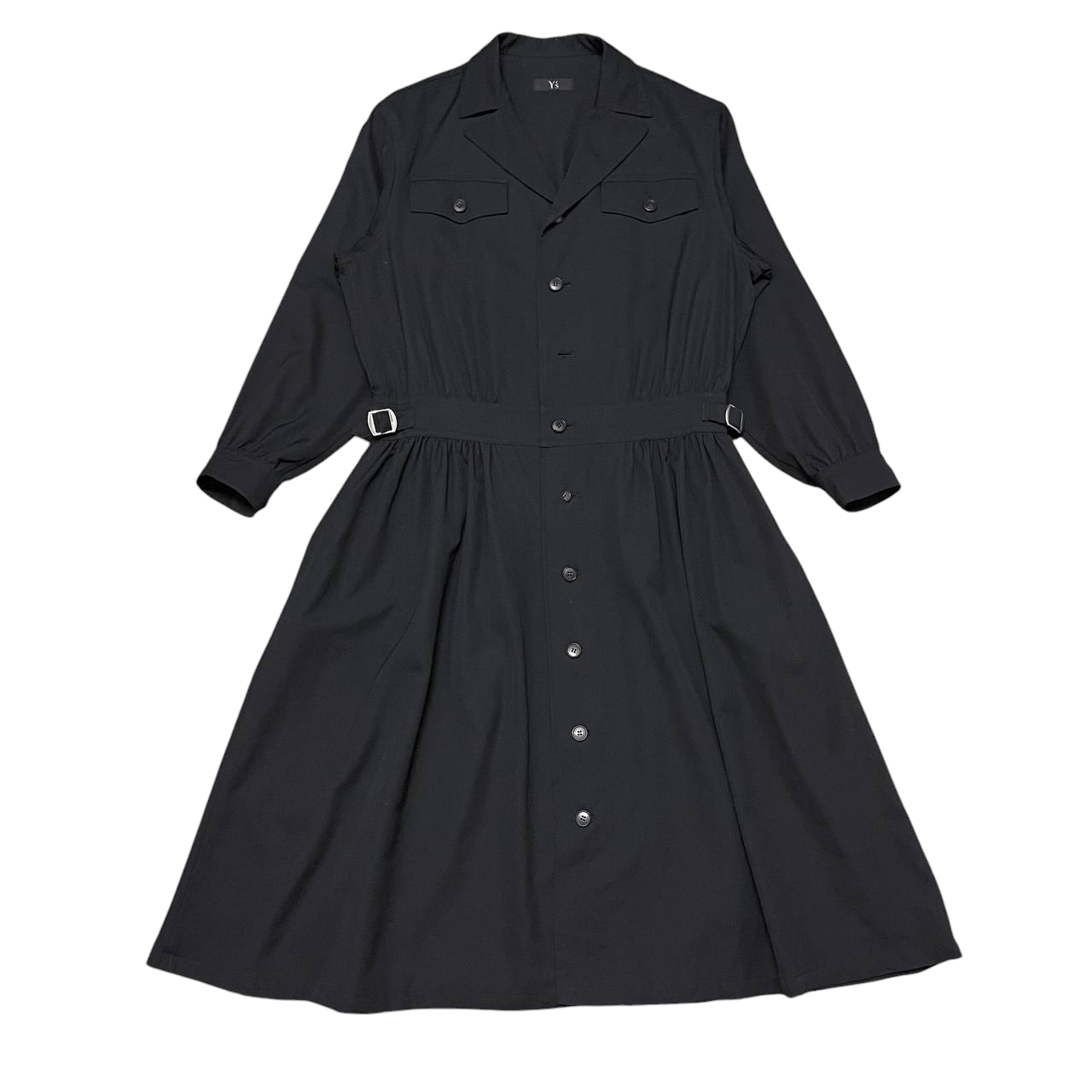 Yohji Yamamoto Yohji Yamamoto Wool Long Dress Coat Size US M / EU 48-50 / 2 - 1 Thumbnail