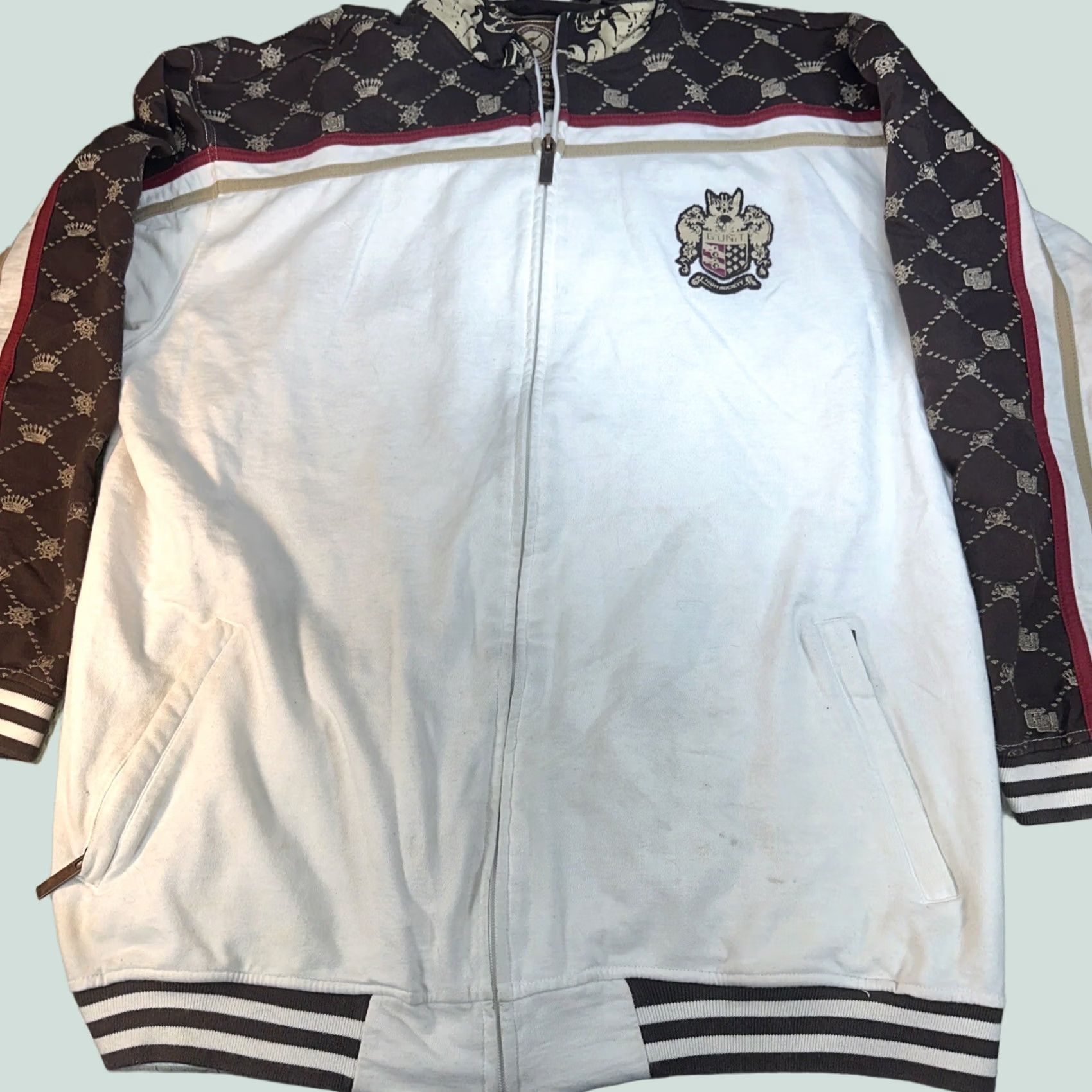 Vintage VINTAGE G-Unit Jacket Men Varsity Full Zip 2XL White Size US XXL / EU 58 / 5 - 1 Thumbnail