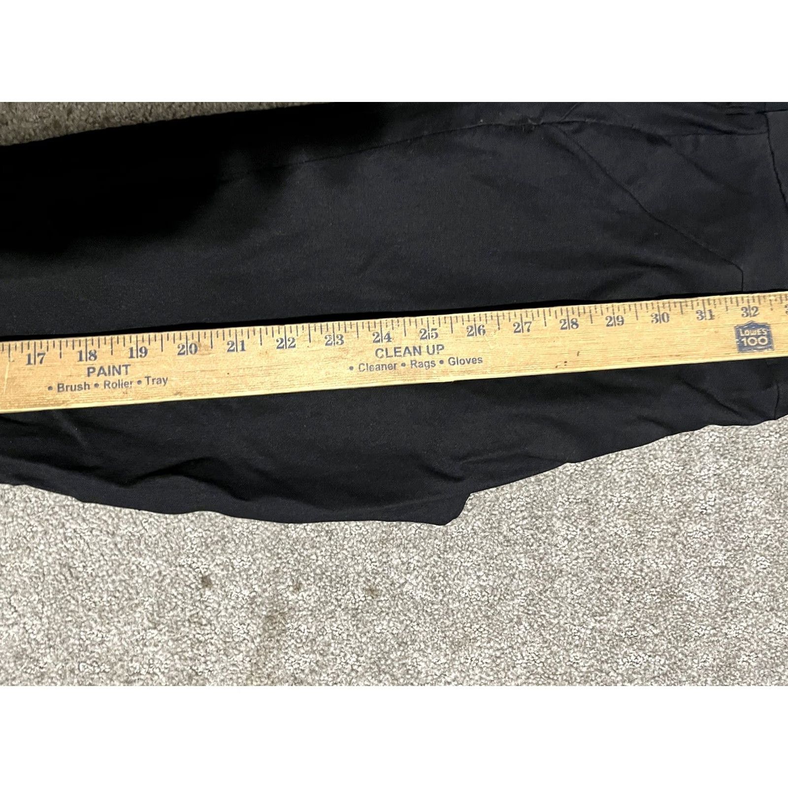 Calvin Klein Calvin Klein Black Dress Pants Womens Size 4 Slim Straight Career 28x26 Dress Pants Size 27" / US 4 / IT 40 - 7 Thumbnail