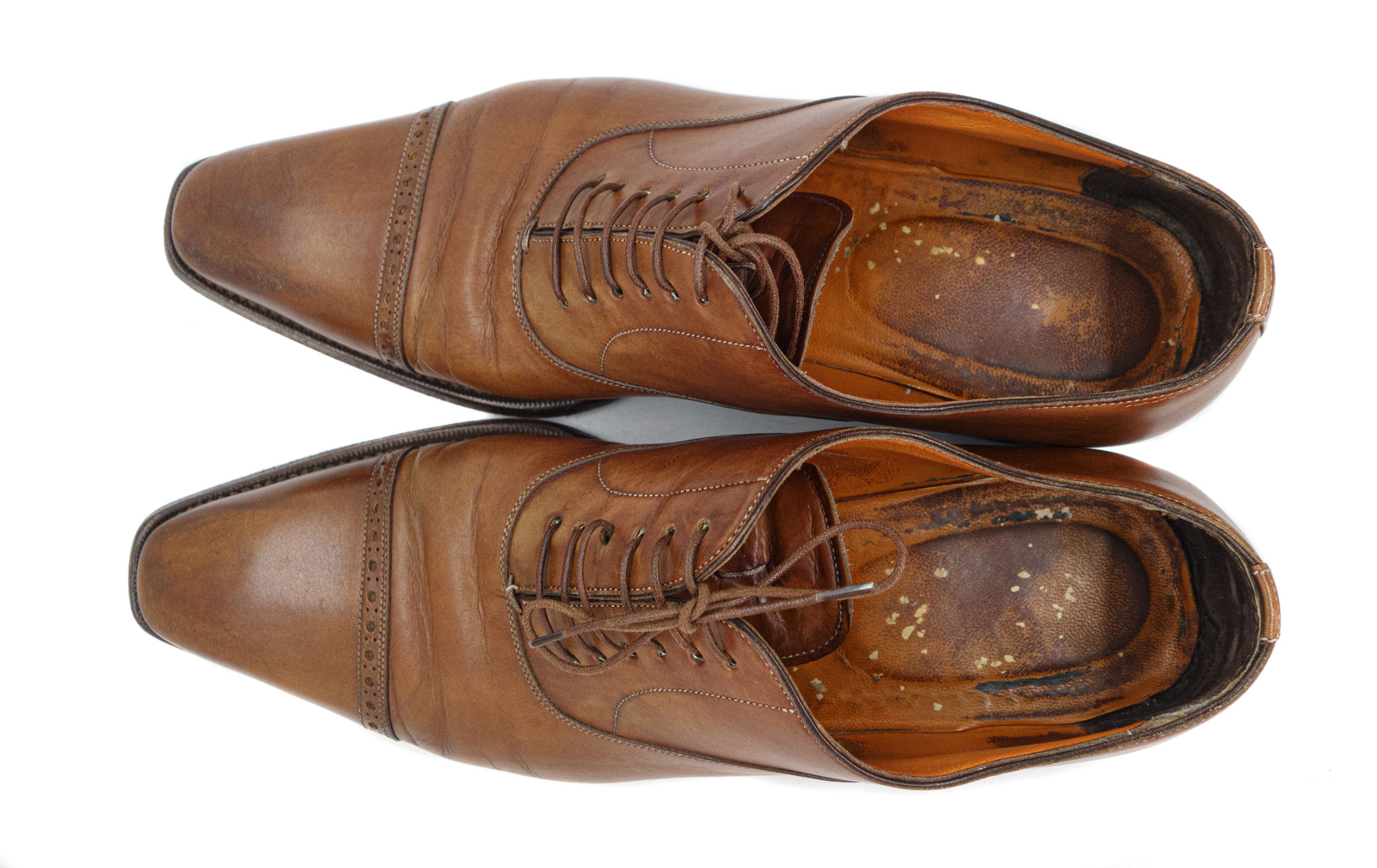 Santoni Leather Dress Derby Size US 10 / EU 43 - 3 Thumbnail