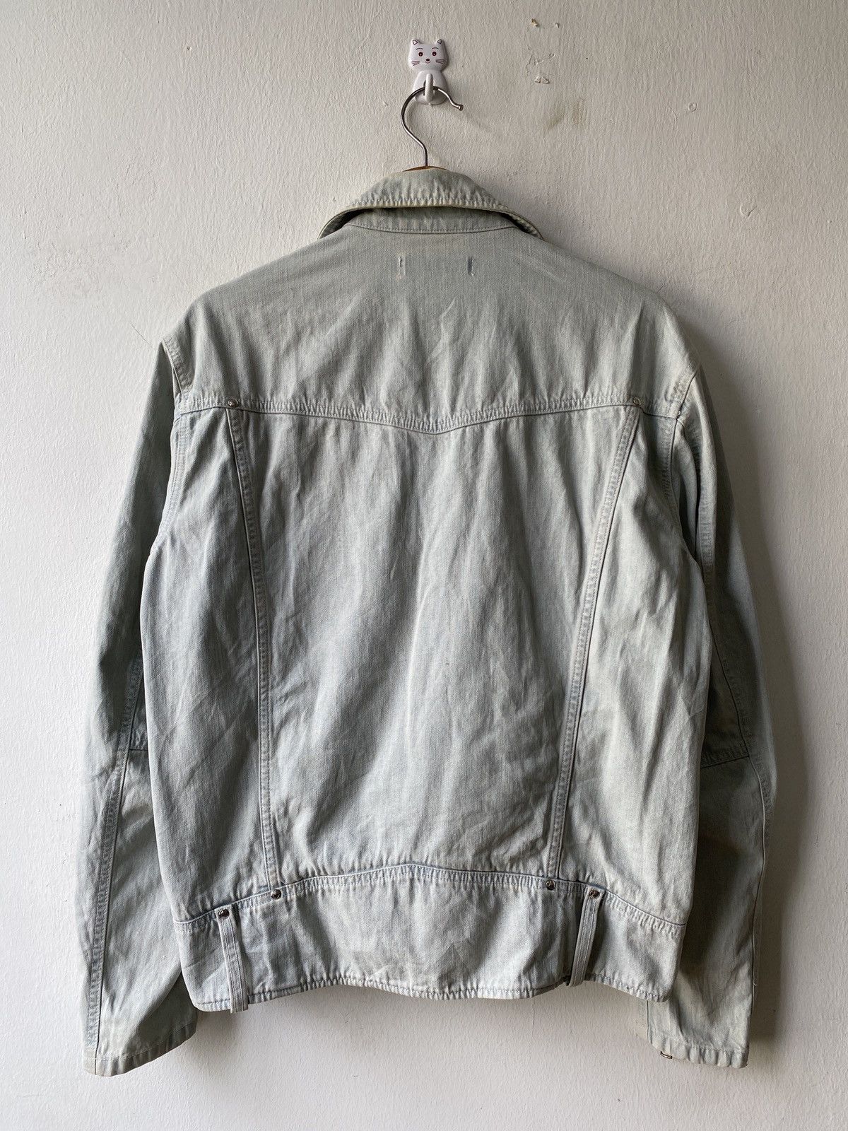 Diet Butcher Slim Skin × Japanese Brand Diet Butcher Japan Jeans Biker Jacket Size US M / EU 48-50 / 2 - 4 Thumbnail