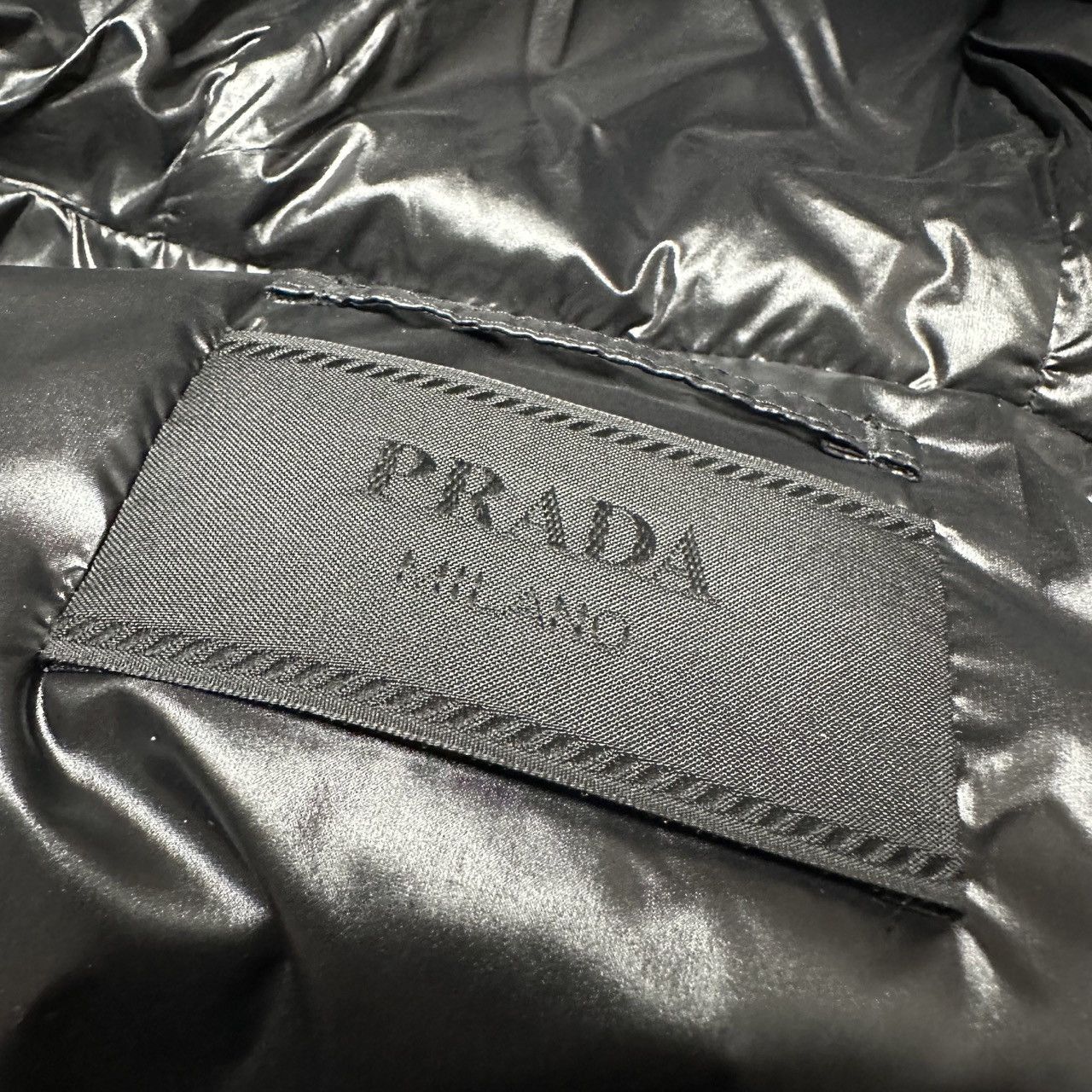 Prada Prada mens size S M black re-nylon Jacket gilet Vest Size US S / EU 44-46 / 1 - 12 Thumbnail