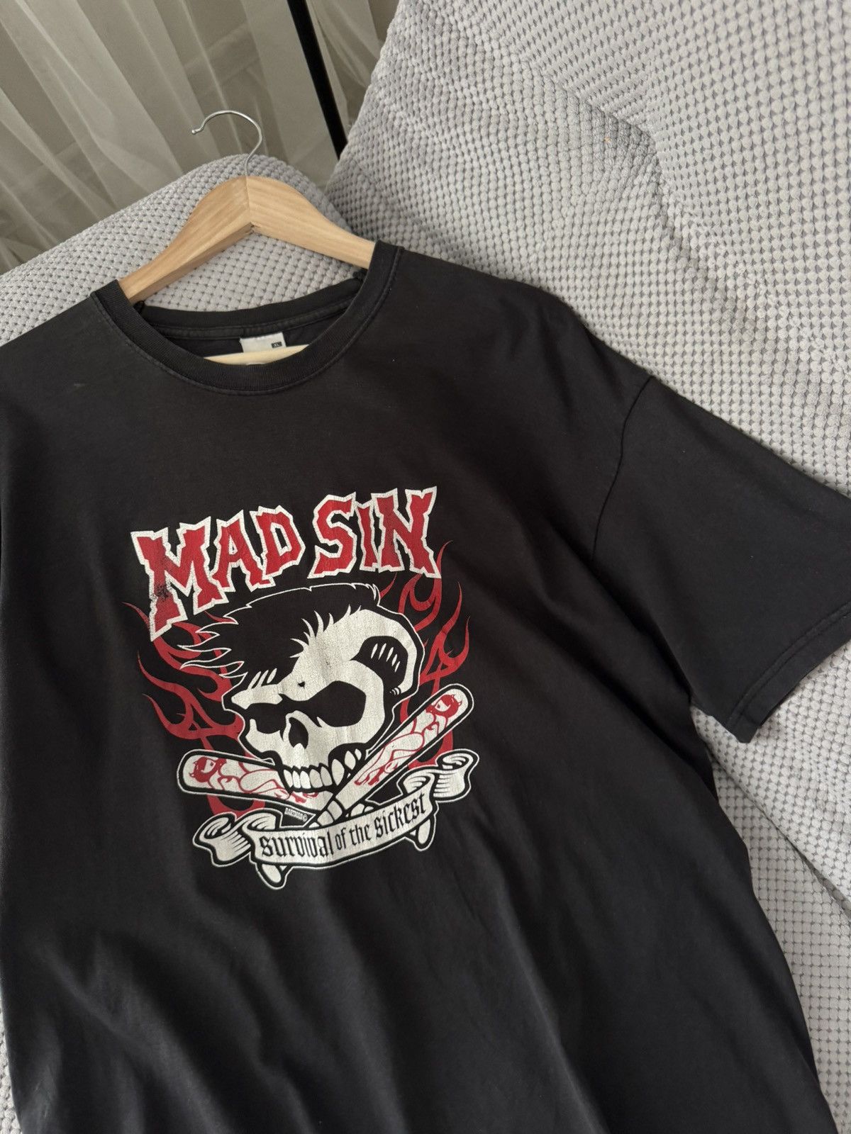 Band Tees Mad Sin Vintage Survival of the Sickets Rock Punk Band Tee Size US XL / EU 56 / 4 - 3 Thumbnail