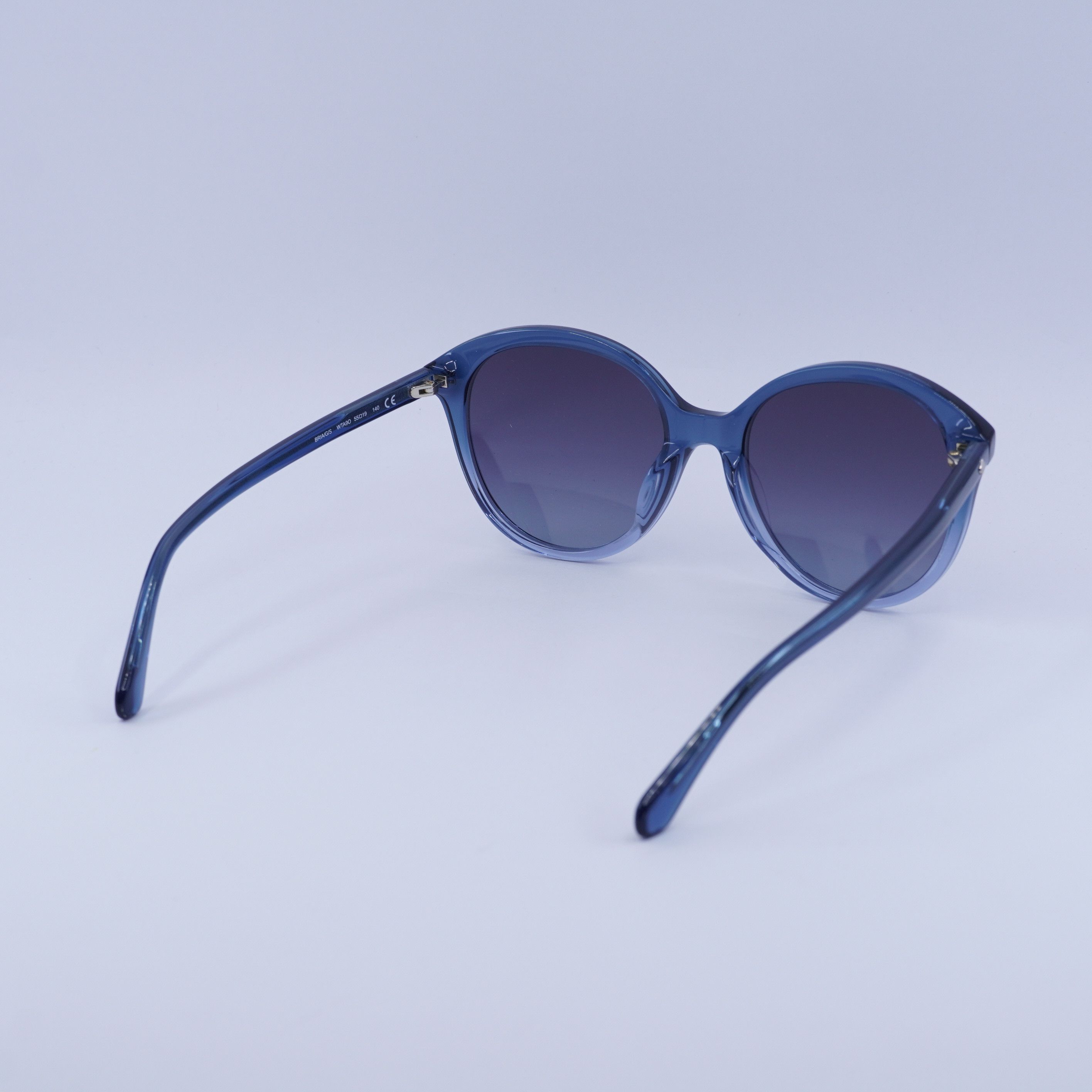 Kate Spade Kate Spade BRIA/G/S 0WTA 9O Sunglasses Blue Round Frame Size ONE SIZE - 3 Thumbnail