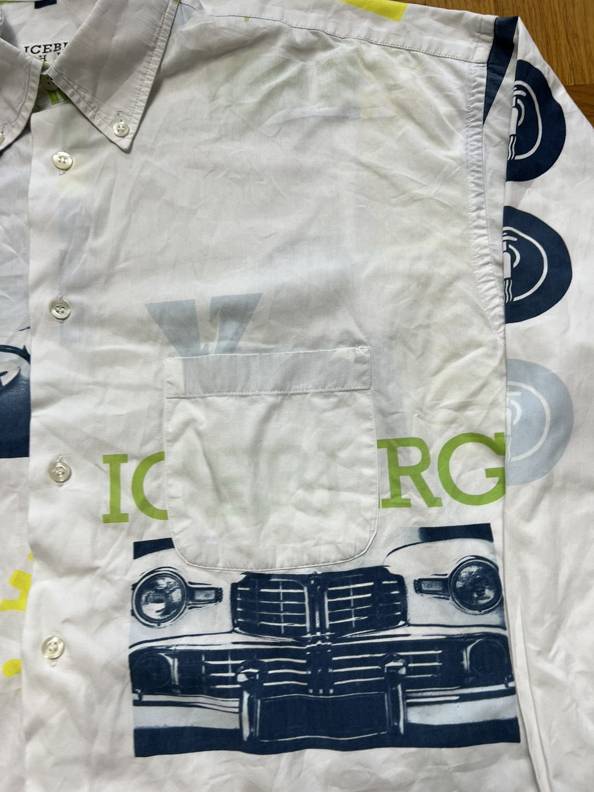 Iceberg Shirt Iceberg multi logo rare italy Size US L / EU 52-54 / 3 - 4 Thumbnail