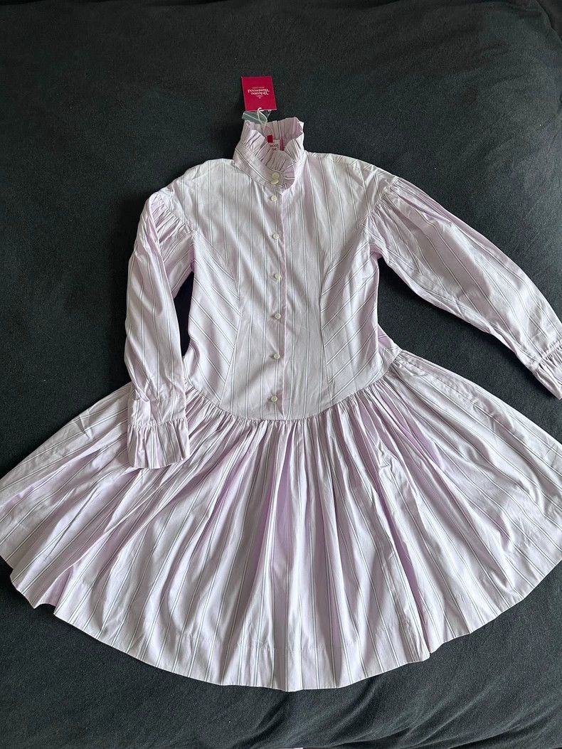 Vivienne Westwood Vivienne Westwood Striped Shirt Dress - dmc Size US 34 / EU 50 - 1 Thumbnail