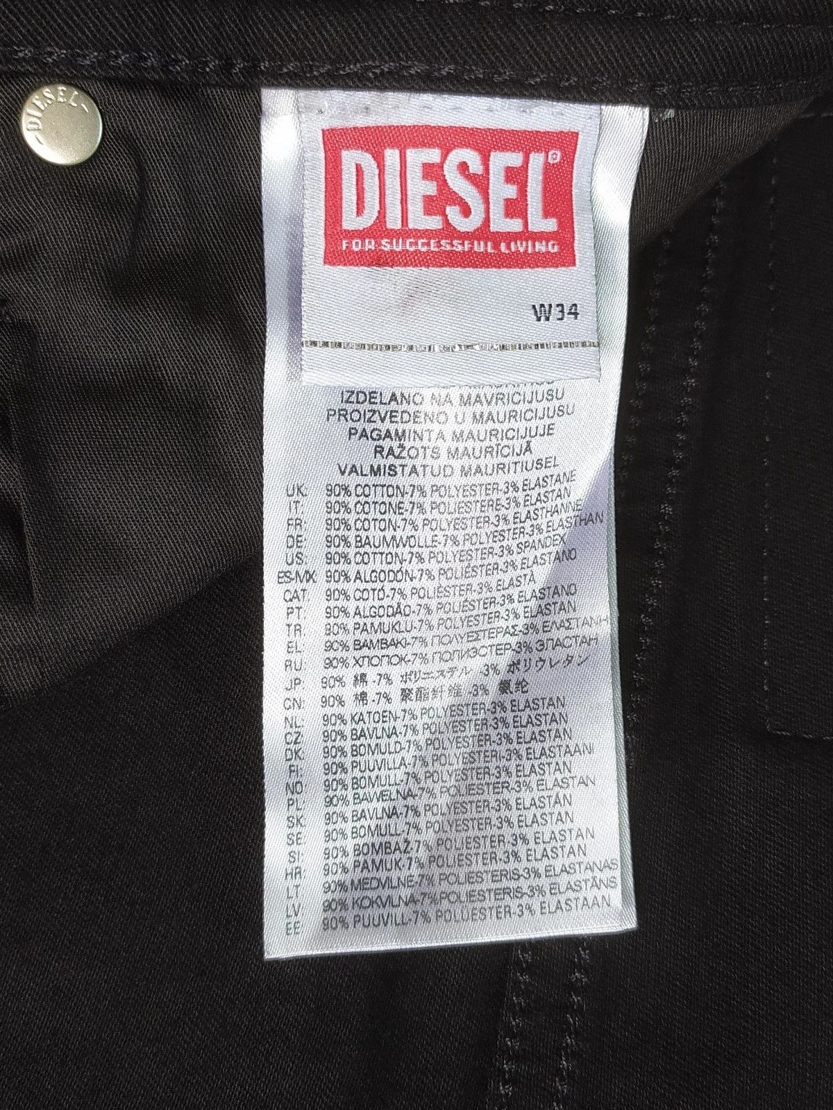 Diesel Diesel 1979 SLEENKER-R L.32 MENS JEANS SLTP/9889 Size US 34 / EU 50 - 8 Thumbnail