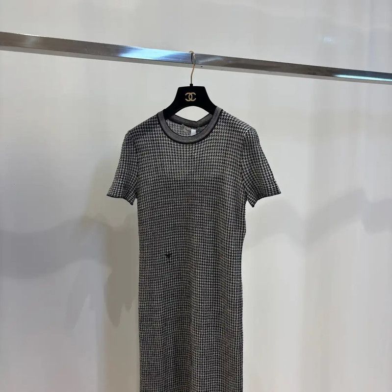 Dior Dior Grey Women's Dress Size M 0089 Size M / US 6-8 / IT 42-44 - 1 Thumbnail