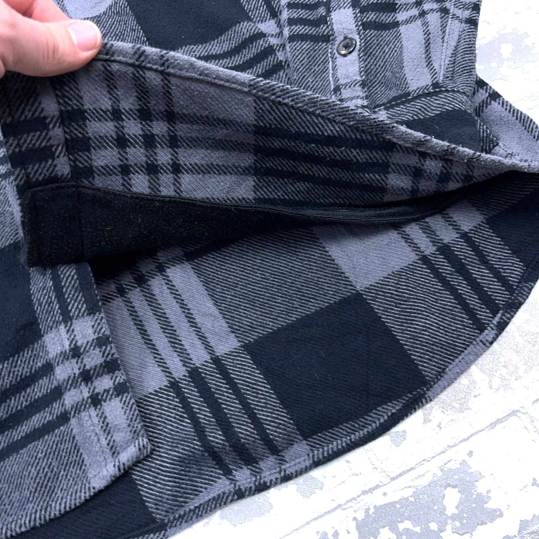 Orvis Orvis Button-Up Shacket Men Medium Black Plaid Heavy Flannel Shirt Jacket Button Up Size US M / EU 48-50 / 2 - 4 Thumbnail