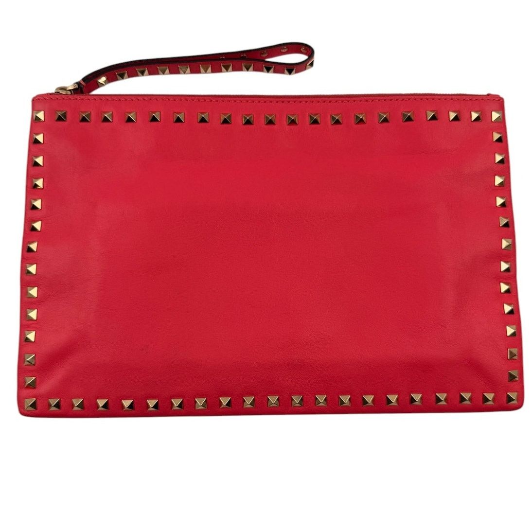 Valentino Valentino Nappa Leather Rockstud Large Clutch Bag Size ONE SIZE - 3 Thumbnail