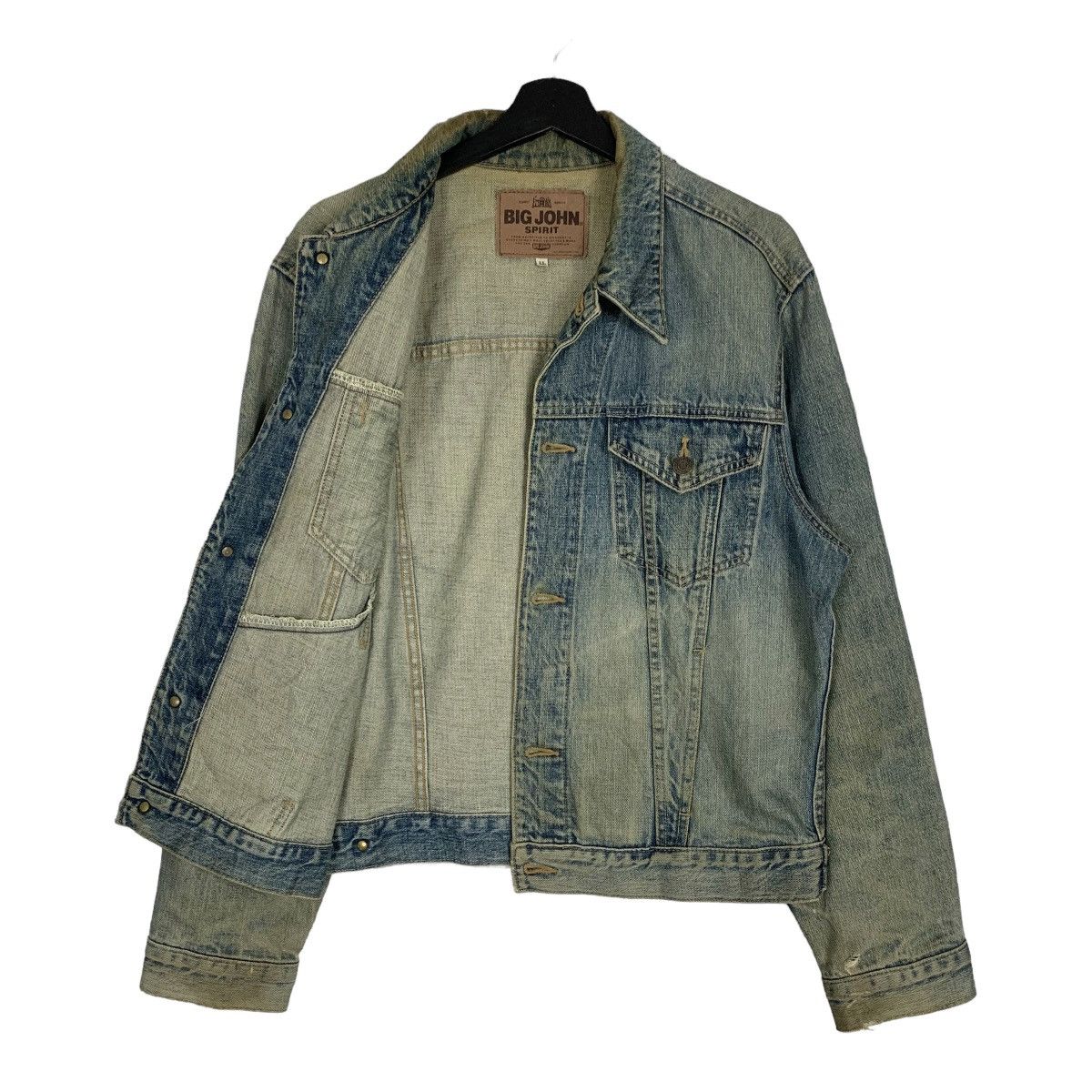 Big John × Vintage Vintage 80s Big John Spirit Button Denim Jacket Size M Size US M / EU 48-50 / 2 - 7 Thumbnail