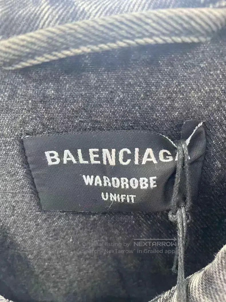 Other Balenciaga Denim coat jacket with smiling face dissolved b Size US S / EU 44-46 / 1 - 3 Thumbnail