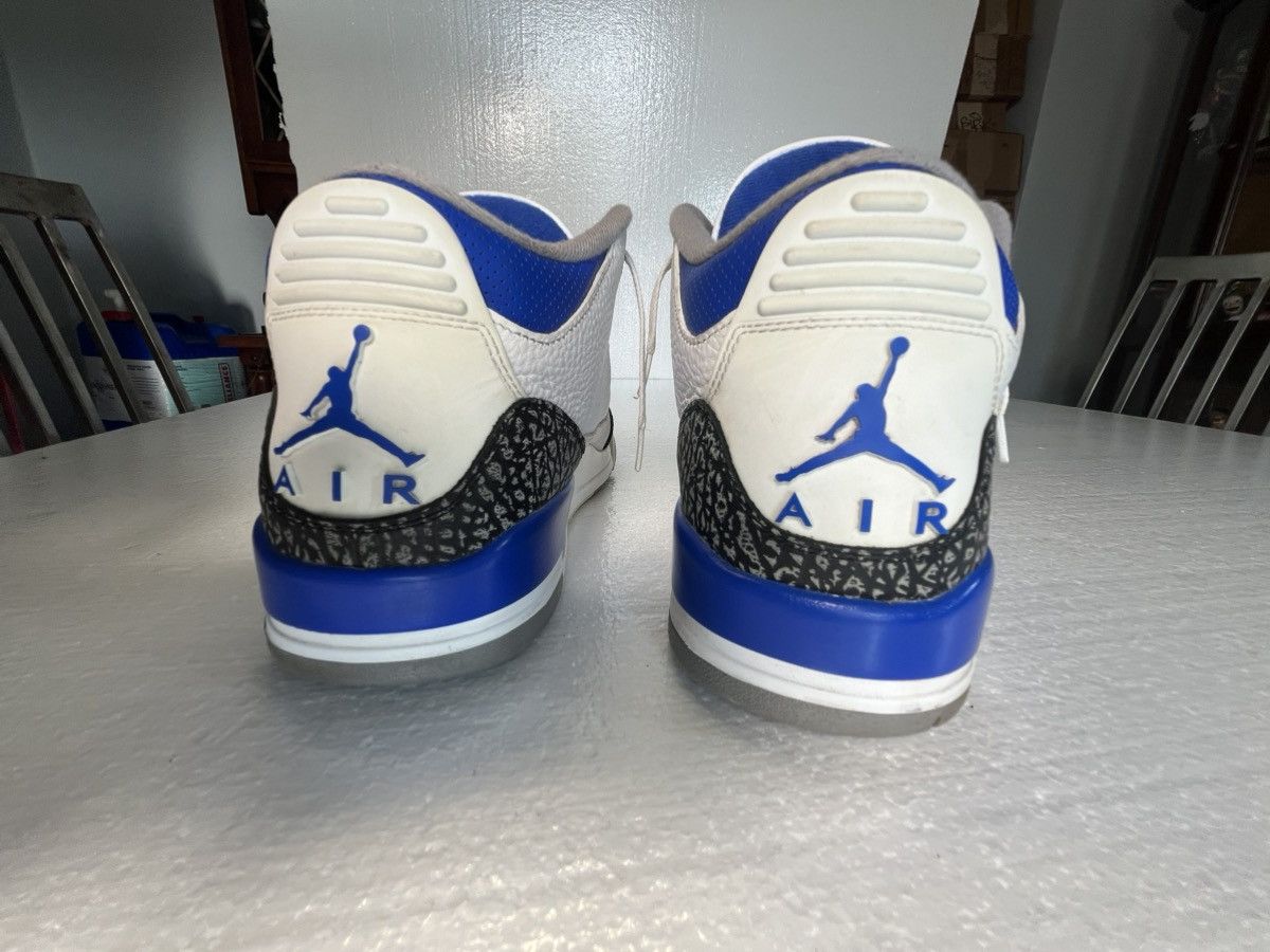 Jordan Brand Sz 14 Air Jordan 3 Racer Blue White Size US 14 / EU 47 - 9 Thumbnail