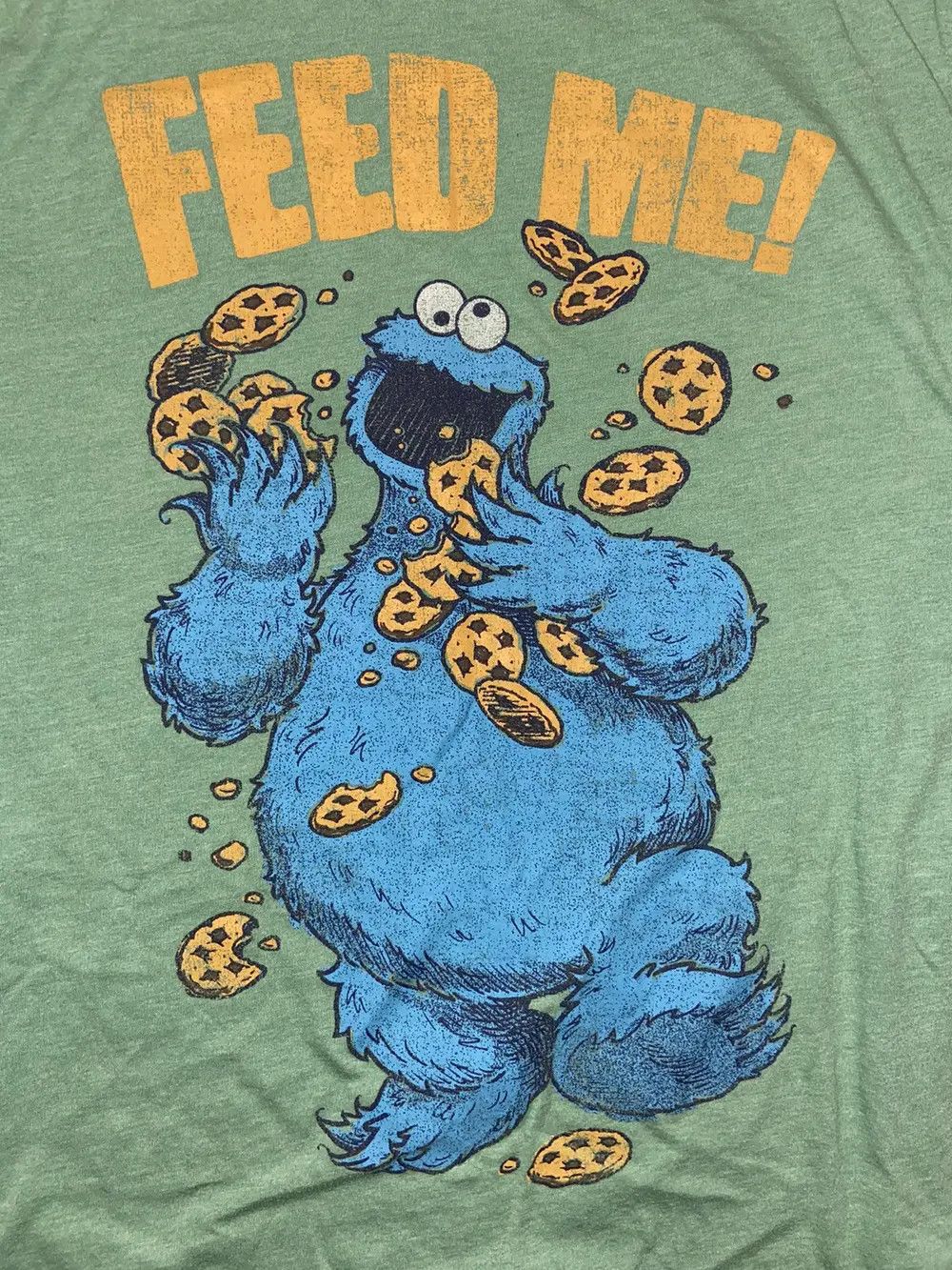 Kaws VINTAGE FUNNY SESAME STREET Y2K COOKIE MONSTER TEE T SHIRT Size US XL / EU 56 / 4 - 11 Thumbnail