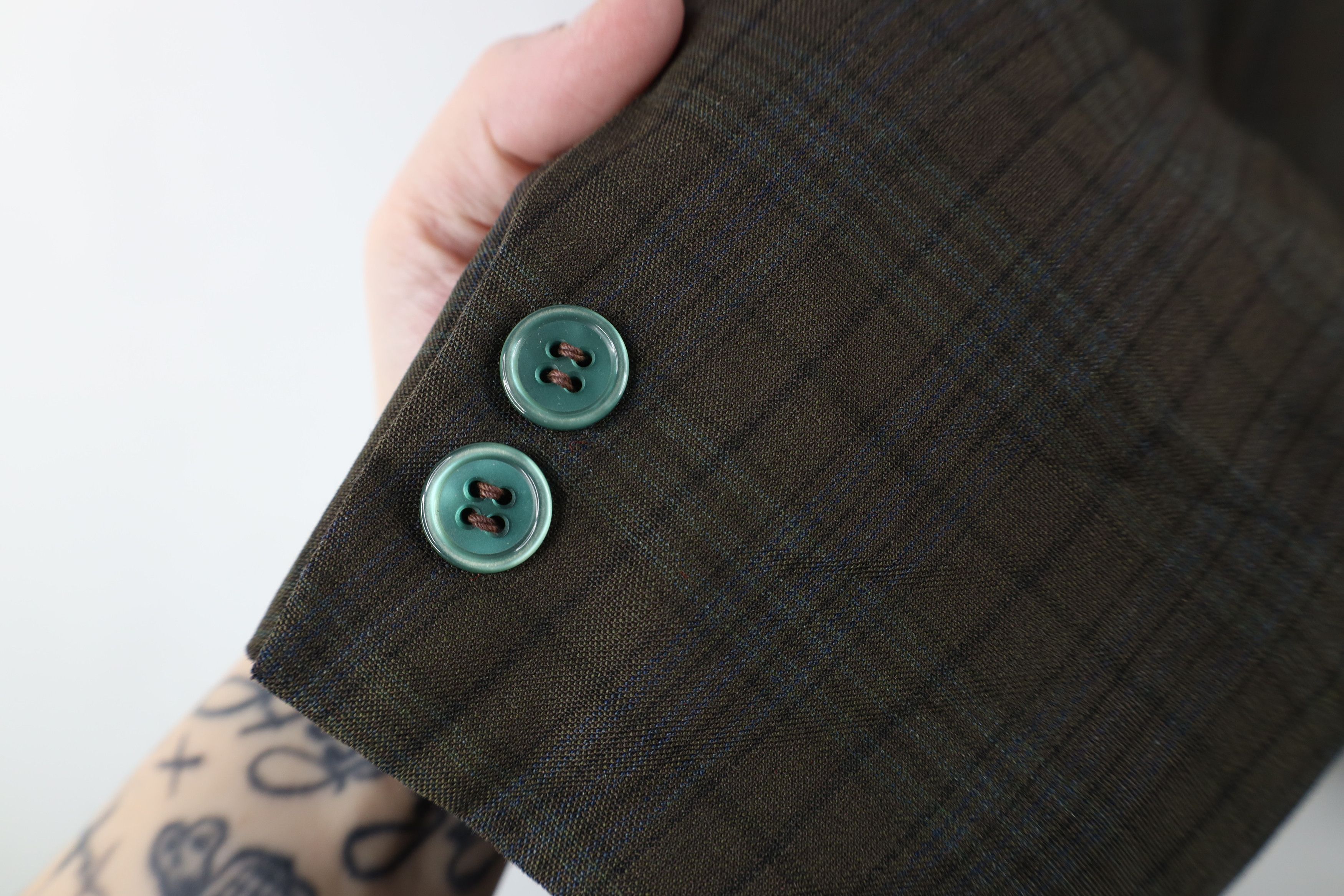 Vintage Vintage 50s Rockabilly Suit Coat Blazer Jacket Plaid USA Size US L / EU 52-54 / 3 - 5 Thumbnail