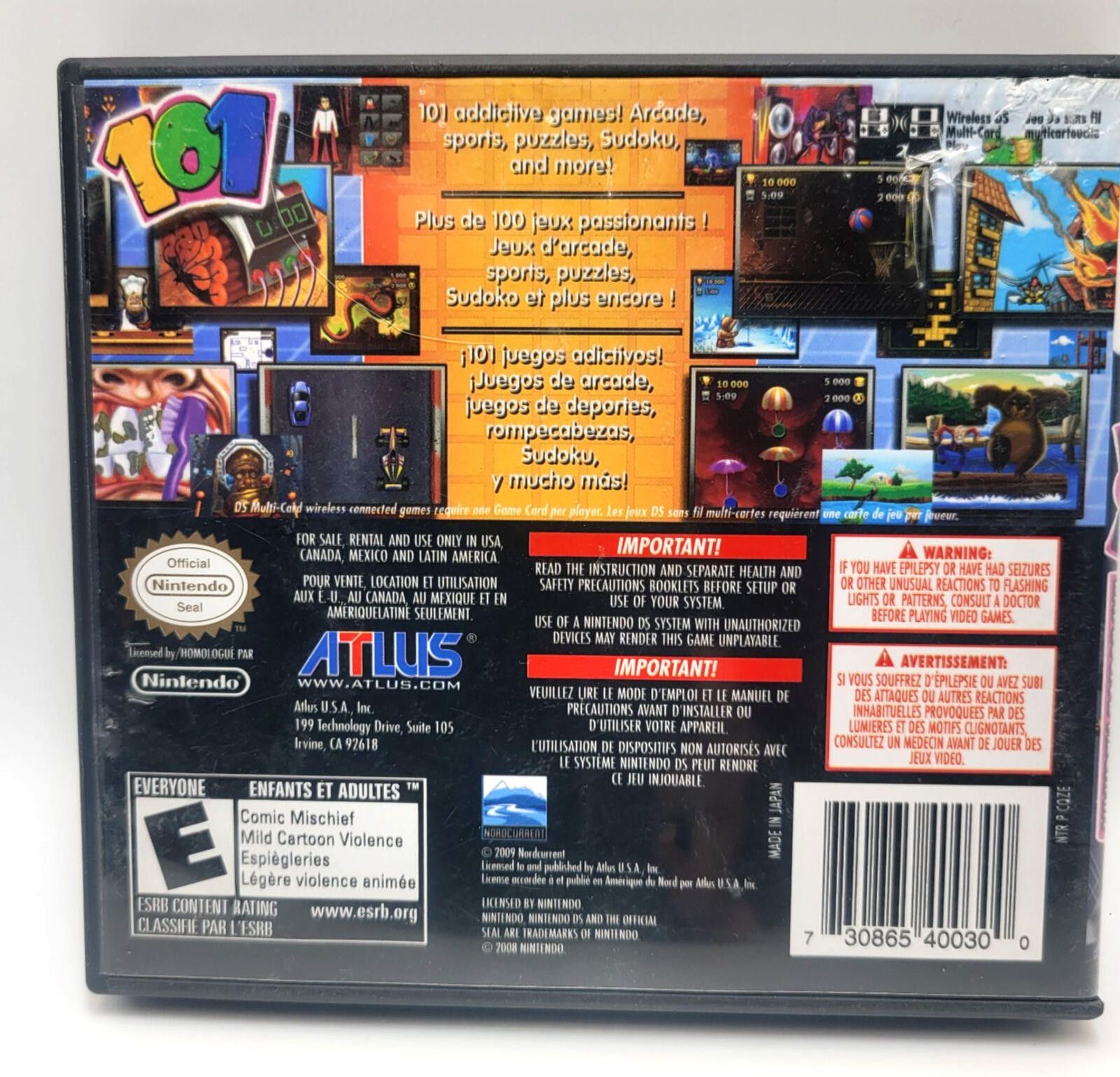 Nintendo Nintendo DS 101 in 1 Explosive Megamix Game CIB Size ONE SIZE - 2 Thumbnail