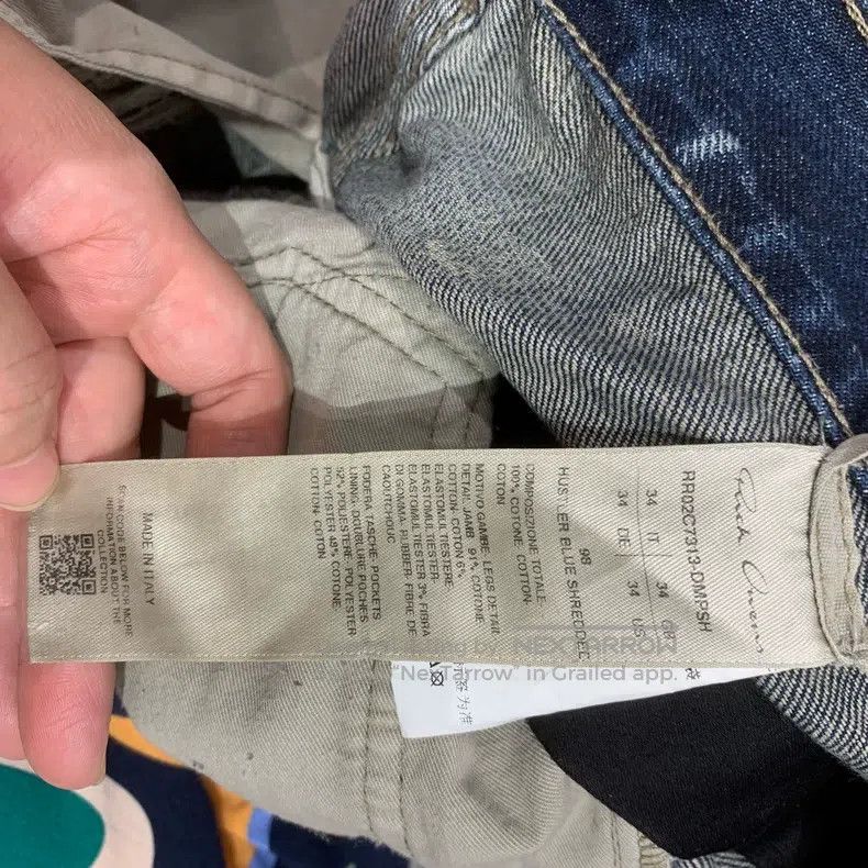 Rick Owens Rick Owens Eroded, destroyed, washed, old, zippered and sl Size US 34 / EU 50 - 9 Thumbnail