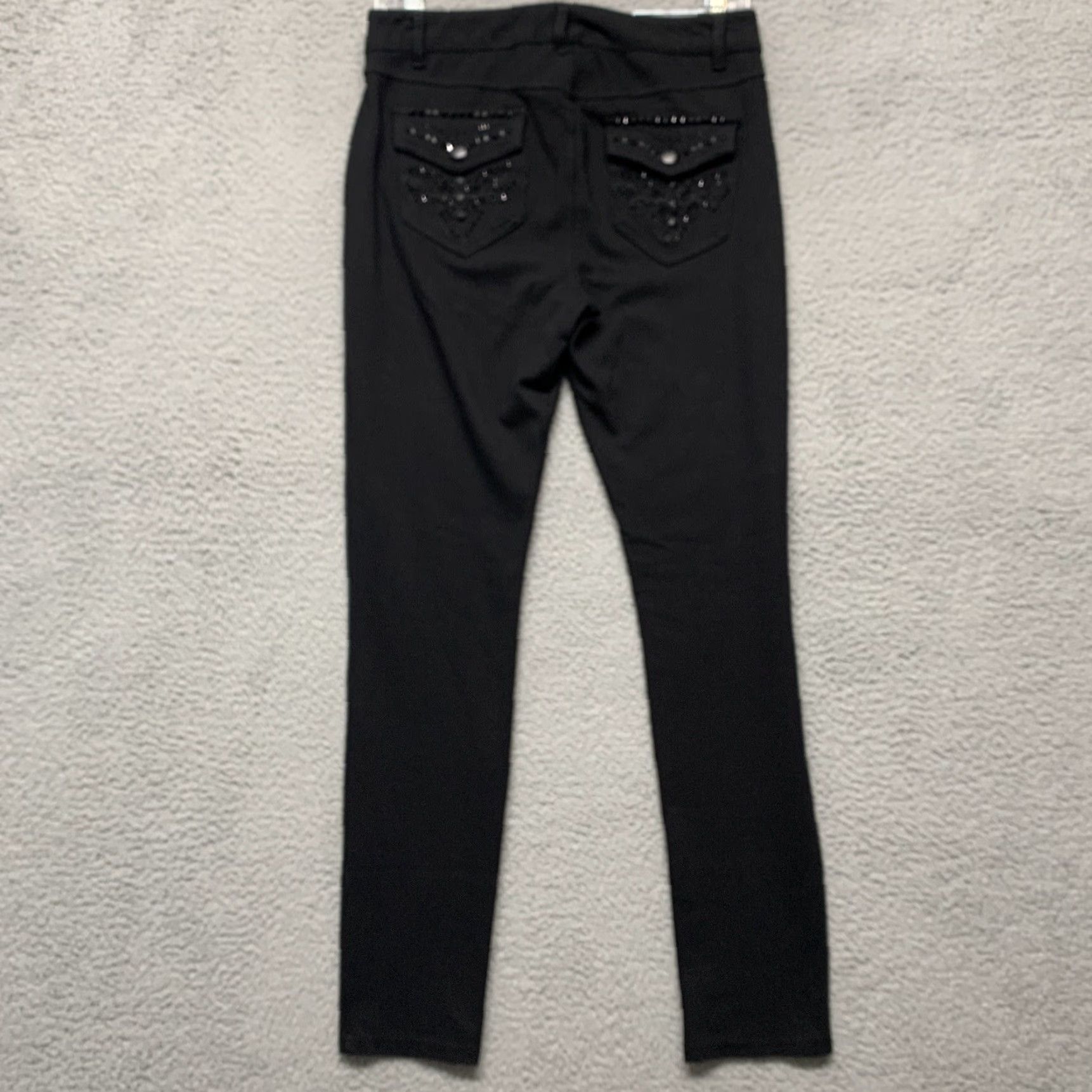 Vintage One 5 One Mid-Rise Black Dress Pants/Leggings Women's Size 8 Skinny 2 Pockets Size 30" / US 8 / IT 44 - 4 Thumbnail