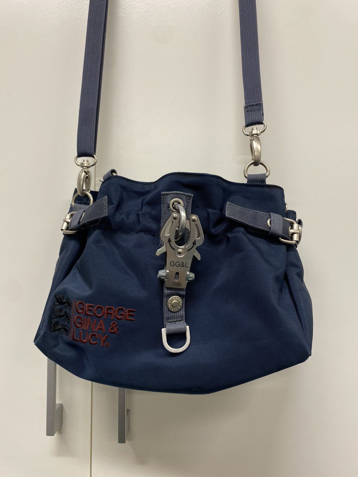 Archival Clothing x George Gina Lucy Georgia Gina & Lucy Ggl Crashtest Crossbody Bag 2006 in Blue, Women's