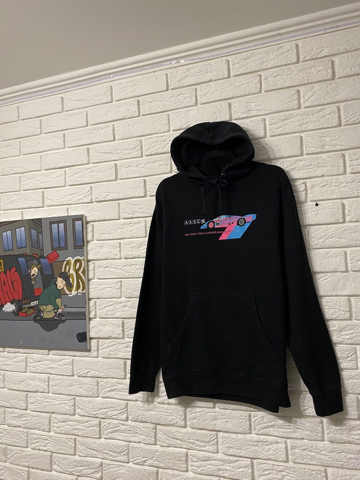 Anti Social Social Club Anti Social Social Club ASSC Pinto Black Hoodie Pullover Size US M / EU 48-50 / 2 - 2 Thumbnail