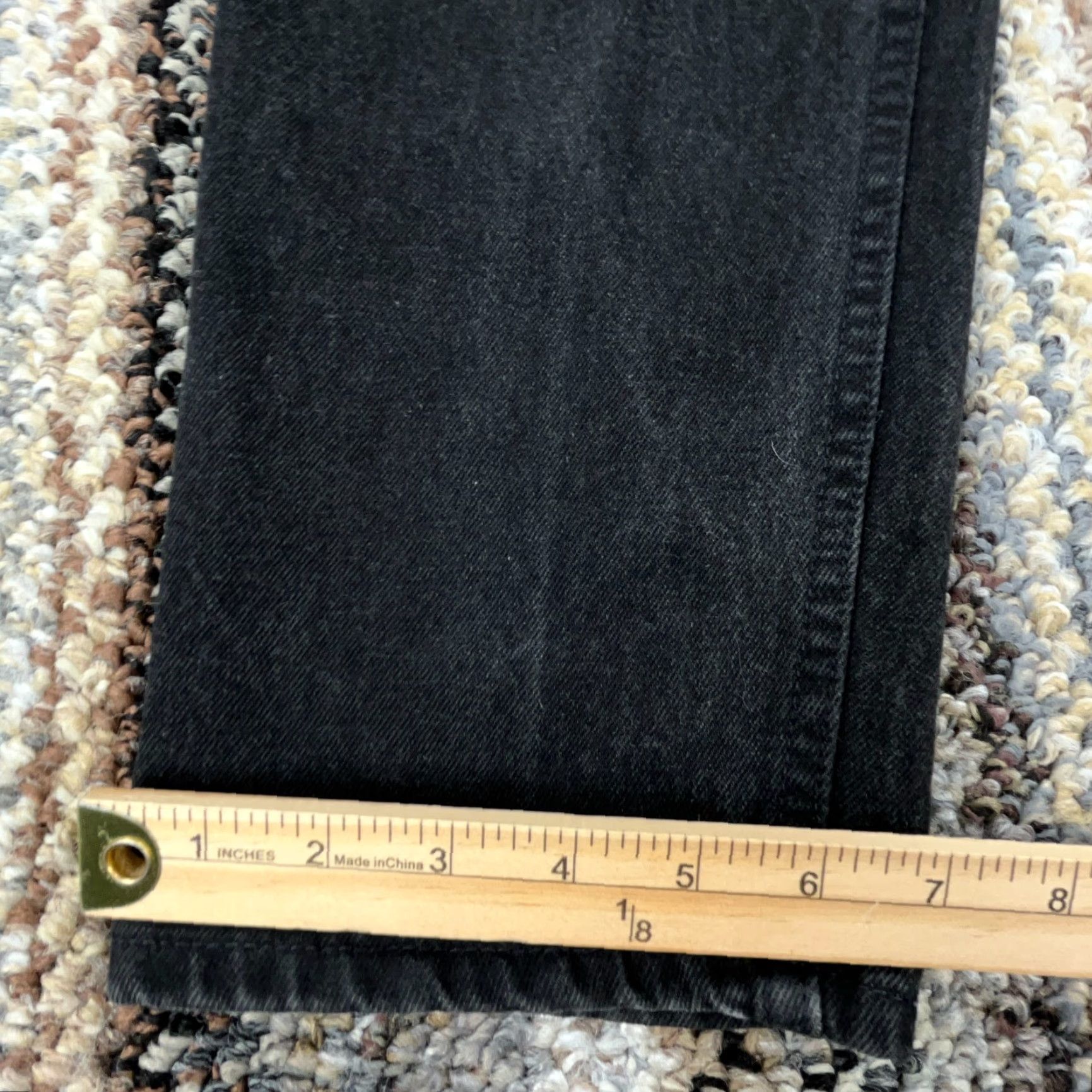 Levi's Vintage Levi's 550 Jeans Men 38x32 Black Relaxed Fit Tapered Orange Tab Baggy 80s Size US 38 / EU 54 - 6 Thumbnail