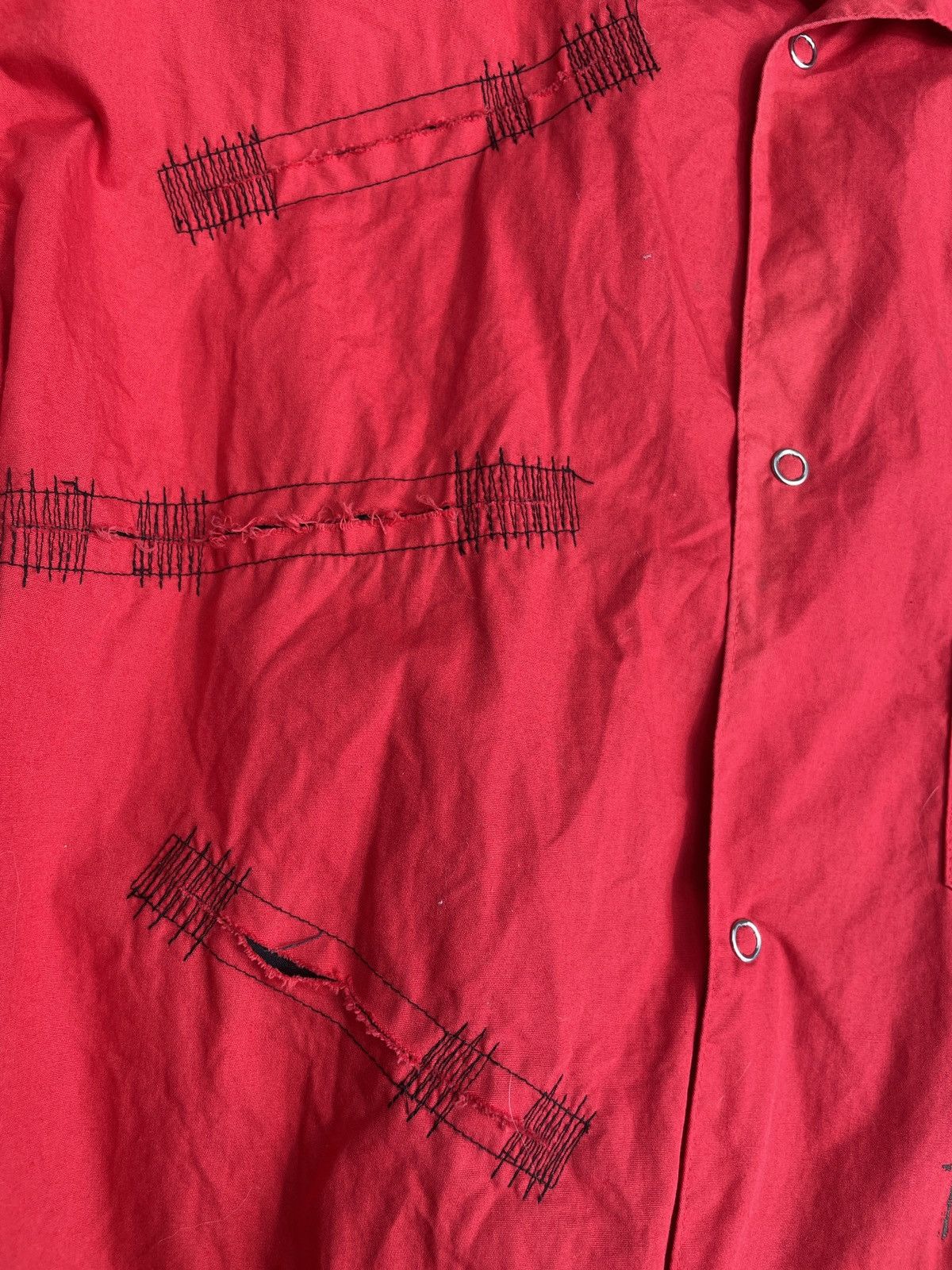 If Six Was Nine 2000s Japanese archive Vkei Punk Poem Gimmic Shirts Y2K Size US L / EU 52-54 / 3 - 7 Thumbnail