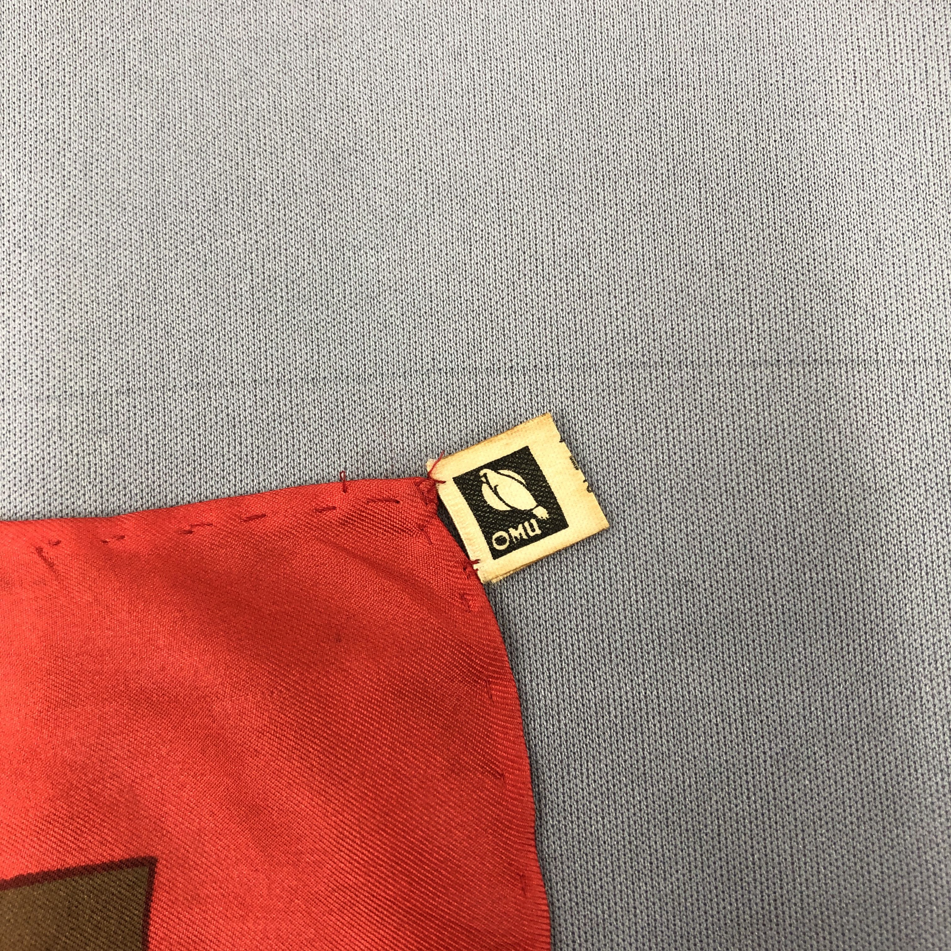 Japanese Brand Vintage SILK Scarf Twill Stole Wraps Scarves - GF60017 Size ONE SIZE - 7 Thumbnail
