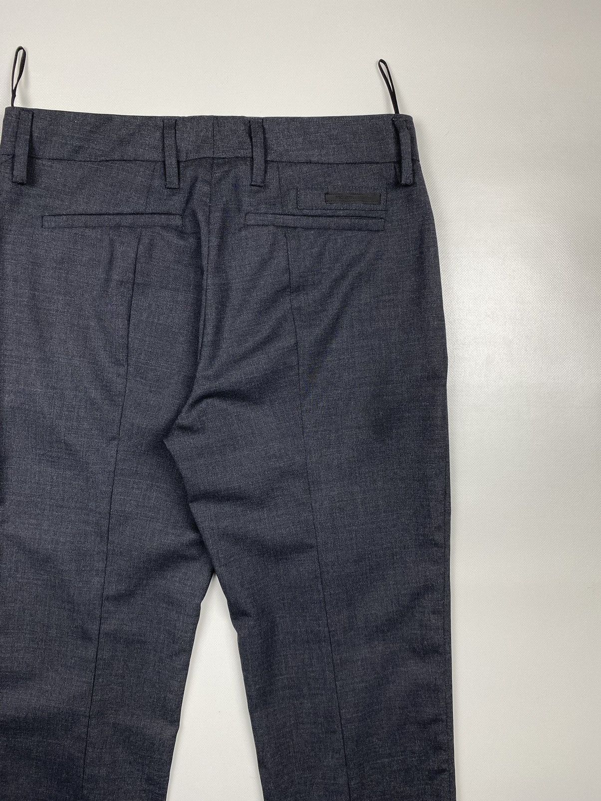 Prada Prada Women’s Black Tab Wool Trousers Pants Size 26" / US 2 / IT 38 - 12 Thumbnail