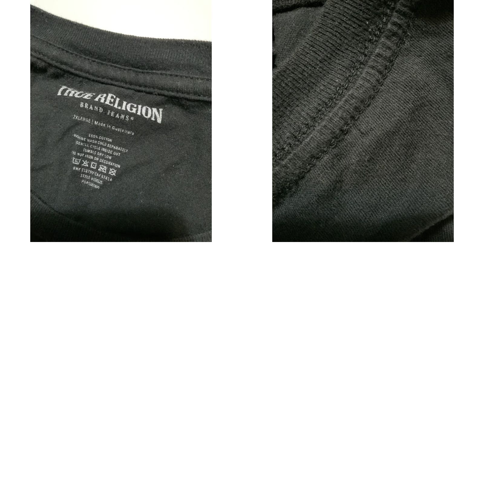 True Religion VINTAGE True Religion Jeans Horseshoe Buddha Black/Red Graphic S/S Crew T-Shirt 2XL Mens Size US XXL / EU 58 / 5 - 8 Thumbnail
