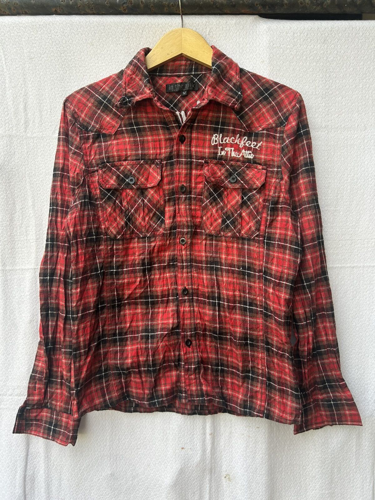 14th Addiction × If Six Was Nine × Japanese Brand IN THE ATTIC PLAID BUTTON UP SHIRT Size US M / EU 48-50 / 2 - 1 Thumbnail