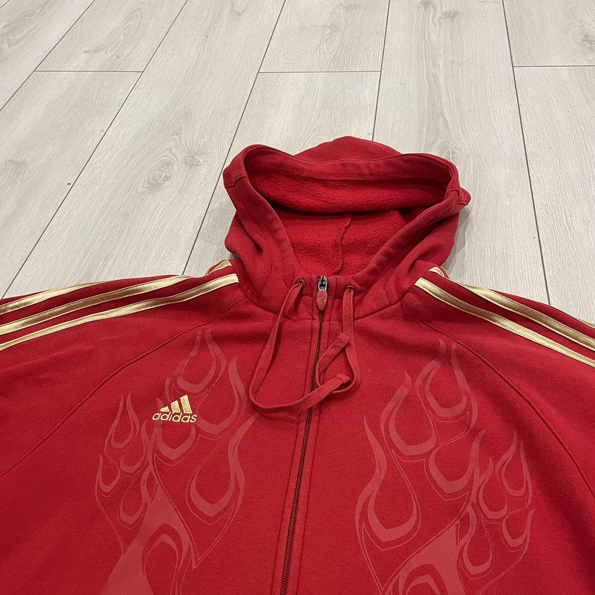 Adidas × Japanese Brand × Yohji Yamamoto 90s hoodie adidas predator japan hooded dragon fire y-3 Size US XL / EU 56 / 4 - 2 Thumbnail