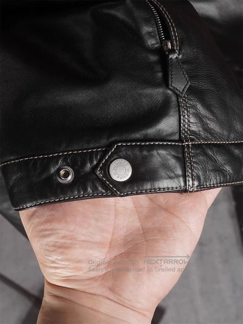 Hermes Hermes Men's Autumn/Winter Leather Jacket Size US S / EU 44-46 / 1 - 7 Thumbnail