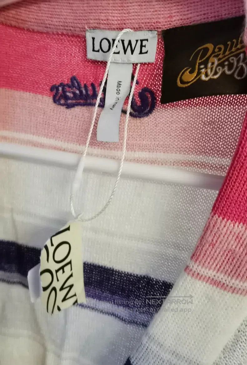 Loewe Loewe Rainbow striped linen cardigan Size M / US 6-8 / IT 42-44 - 3 Thumbnail