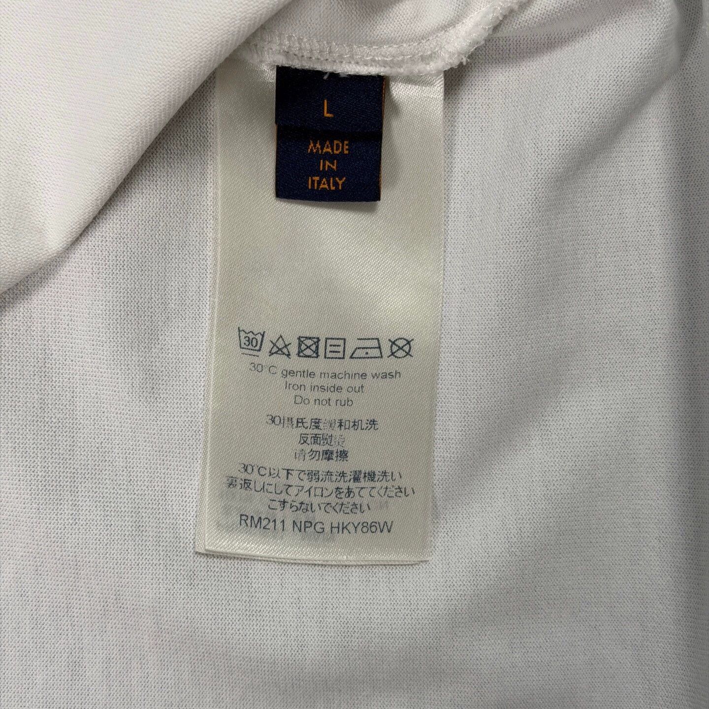 Louis Vuitton LV Parachute Print White T-shirt Size L Near New Size US L / EU 52-54 / 3 - 4 Thumbnail