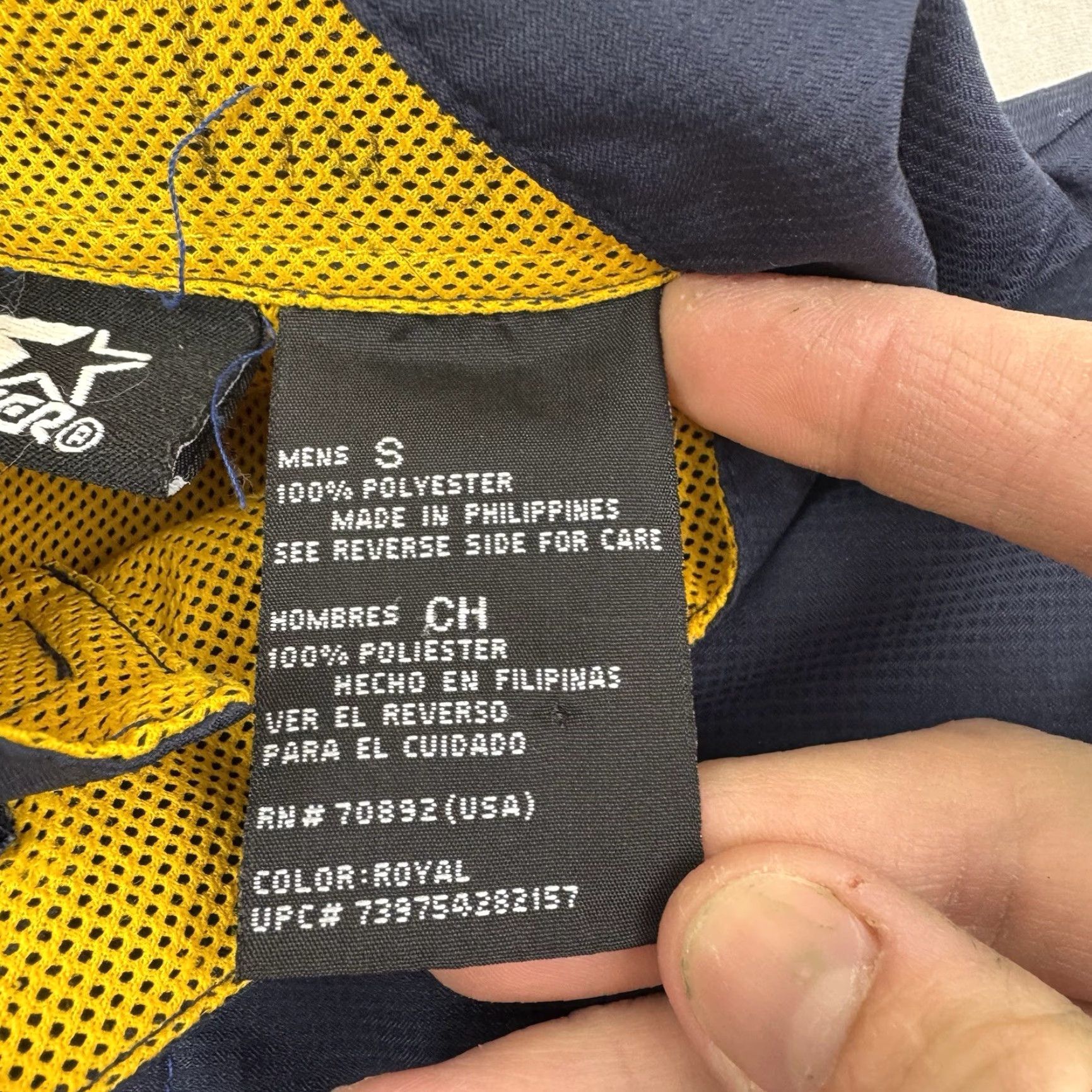 Starter Vintage Starter Windbreaker Jacket Adult Small Y2K Tech Sports Pockets Full Zip Size US S / EU 44-46 / 1 - 7 Thumbnail