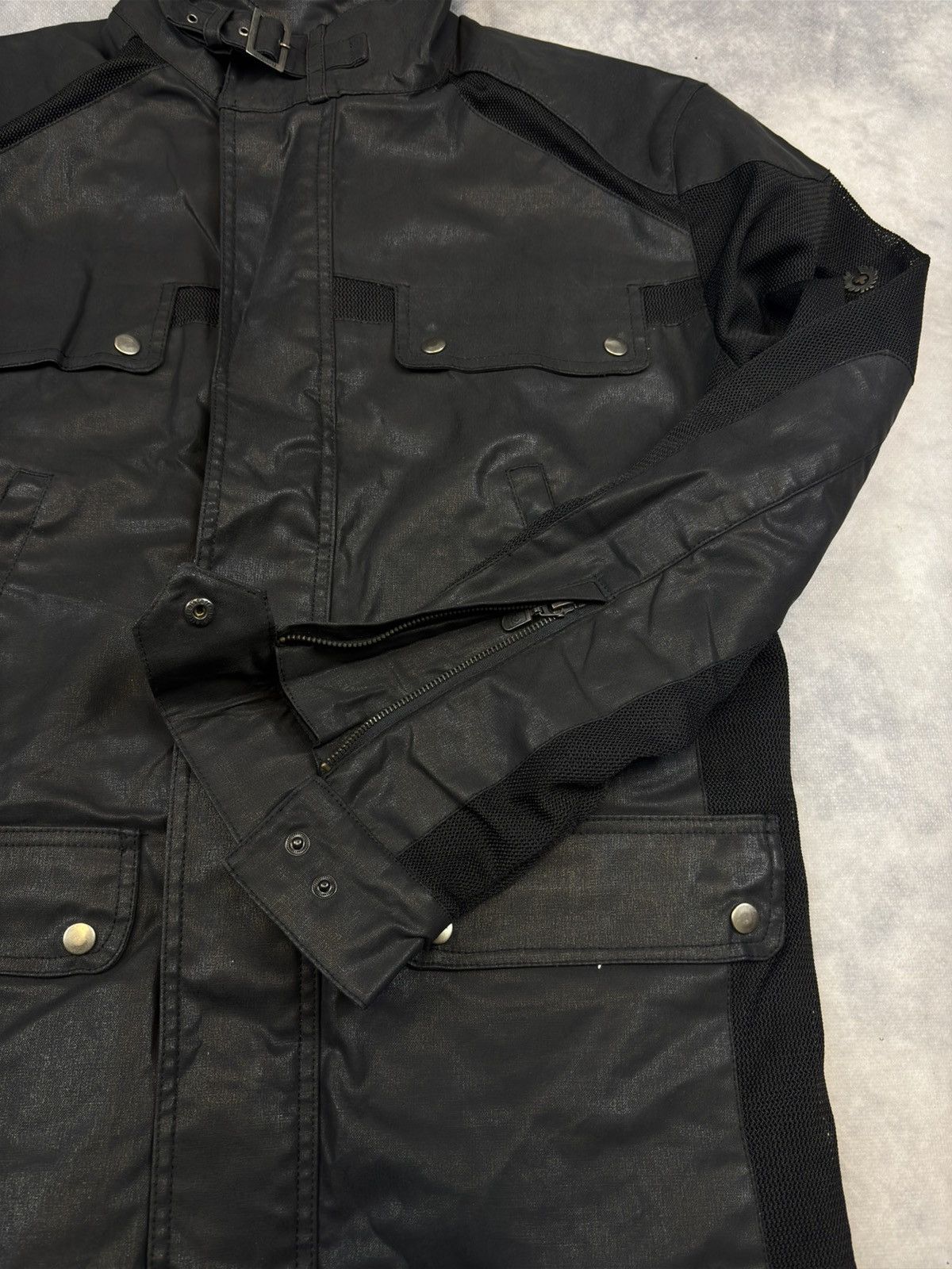 Belstaff × Vintage Womens Belstaff Jacket Vintage Biker Archive Avant Garde Size L / US 10 / IT 46 - 4 Thumbnail