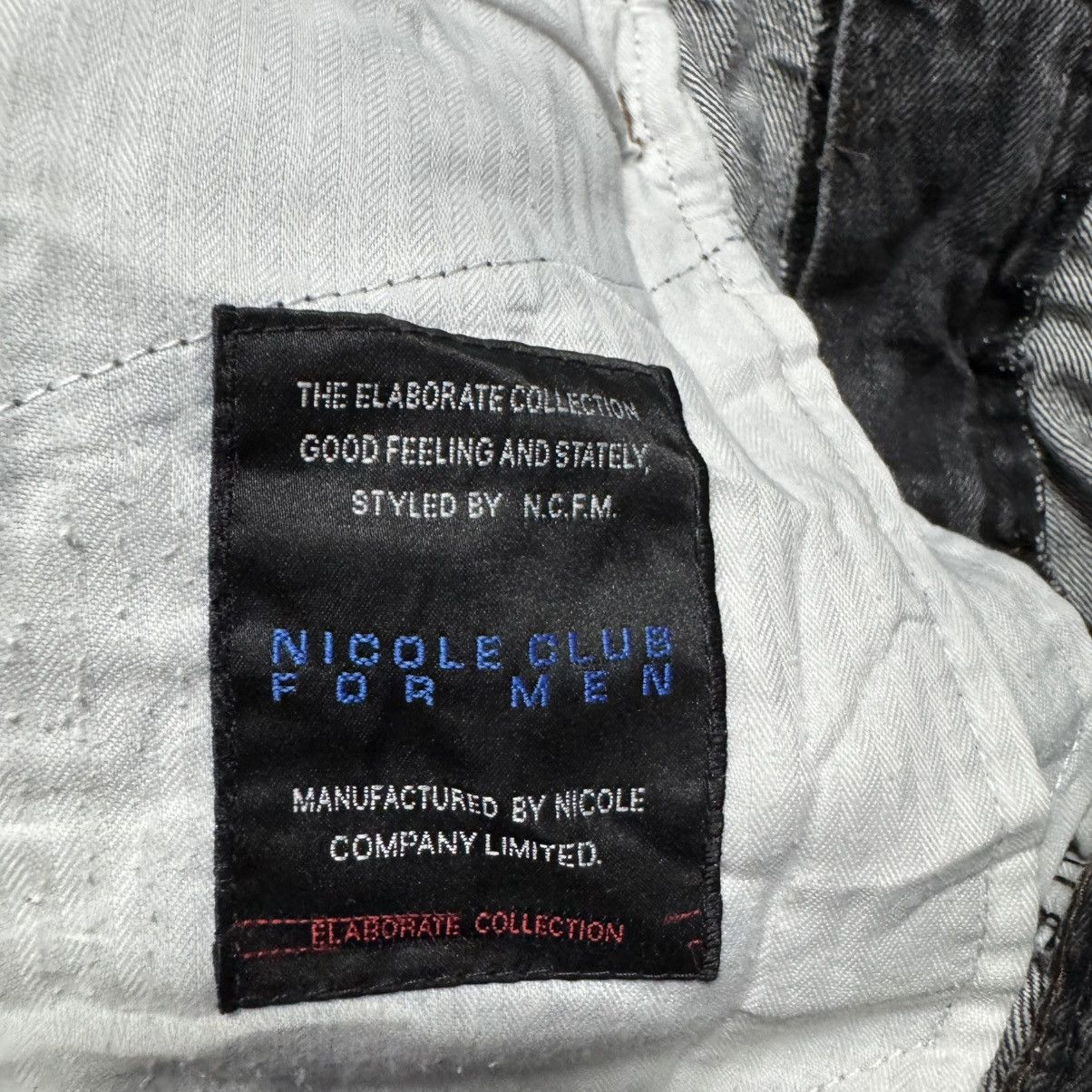 Nicole Club NCFM Nicole Club Multi Pocket Black Denim Flare Jeans Size US 34 / EU 50 - 19 Thumbnail