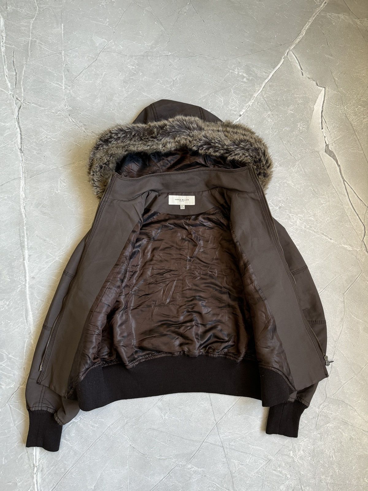 Hysteric Glamour VTG Y2K Faux Fur Hood Cropped Jacket Ifsixwasnine LGB Style Size L / US 10 / IT 46 - 9 Thumbnail