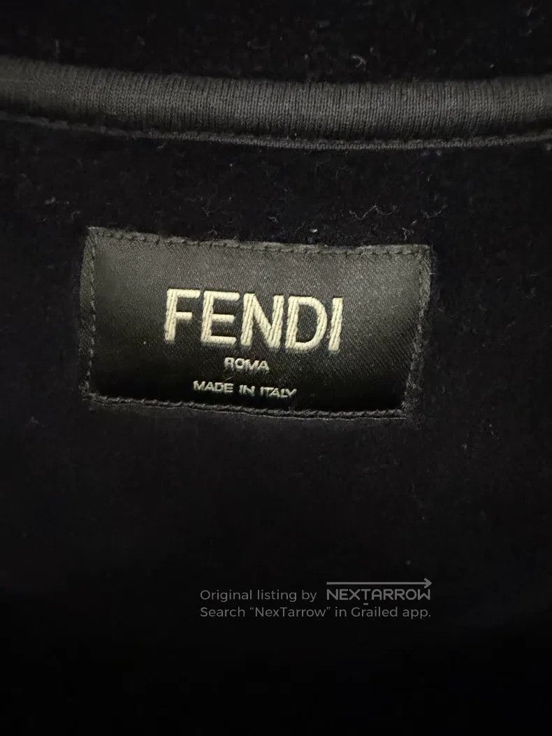 Fendi Fendi Black Logo Printed Short Sleeve T-Shirt Size US S / EU 44-46 / 1 - 3 Thumbnail