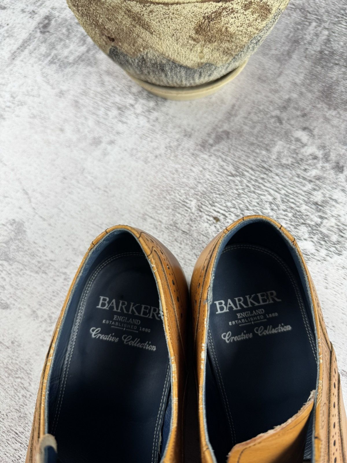 Barker Barker Nova Leather Brounge Wingtip Classic Shoes Size 10 Size US 10 / EU 43 - 9 Thumbnail