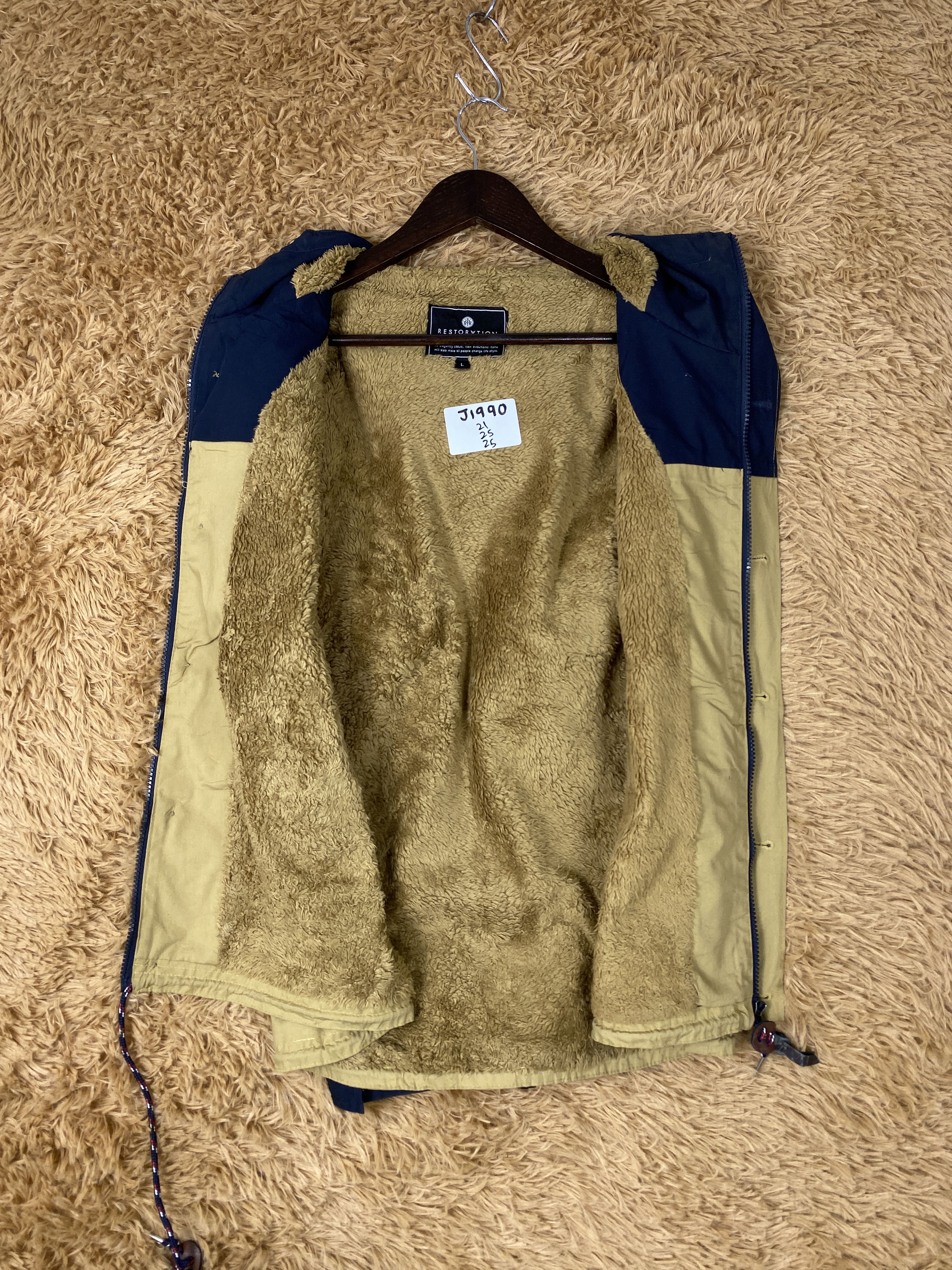 Restoration Vintage Restoration Hoodie Sherpa Lining Jacket J1990 Size US S / EU 44-46 / 1 - 6 Thumbnail