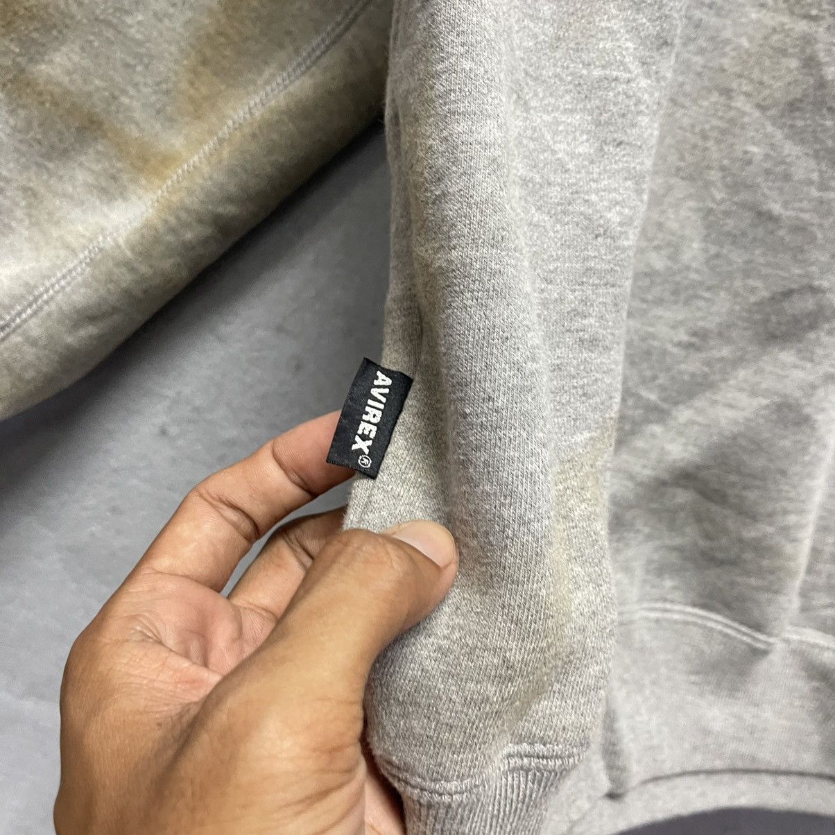Avirex Vintage Avirex USA Crewneck Sweatshirt (Grey) Size US M / EU 48-50 / 2 - 7 Thumbnail