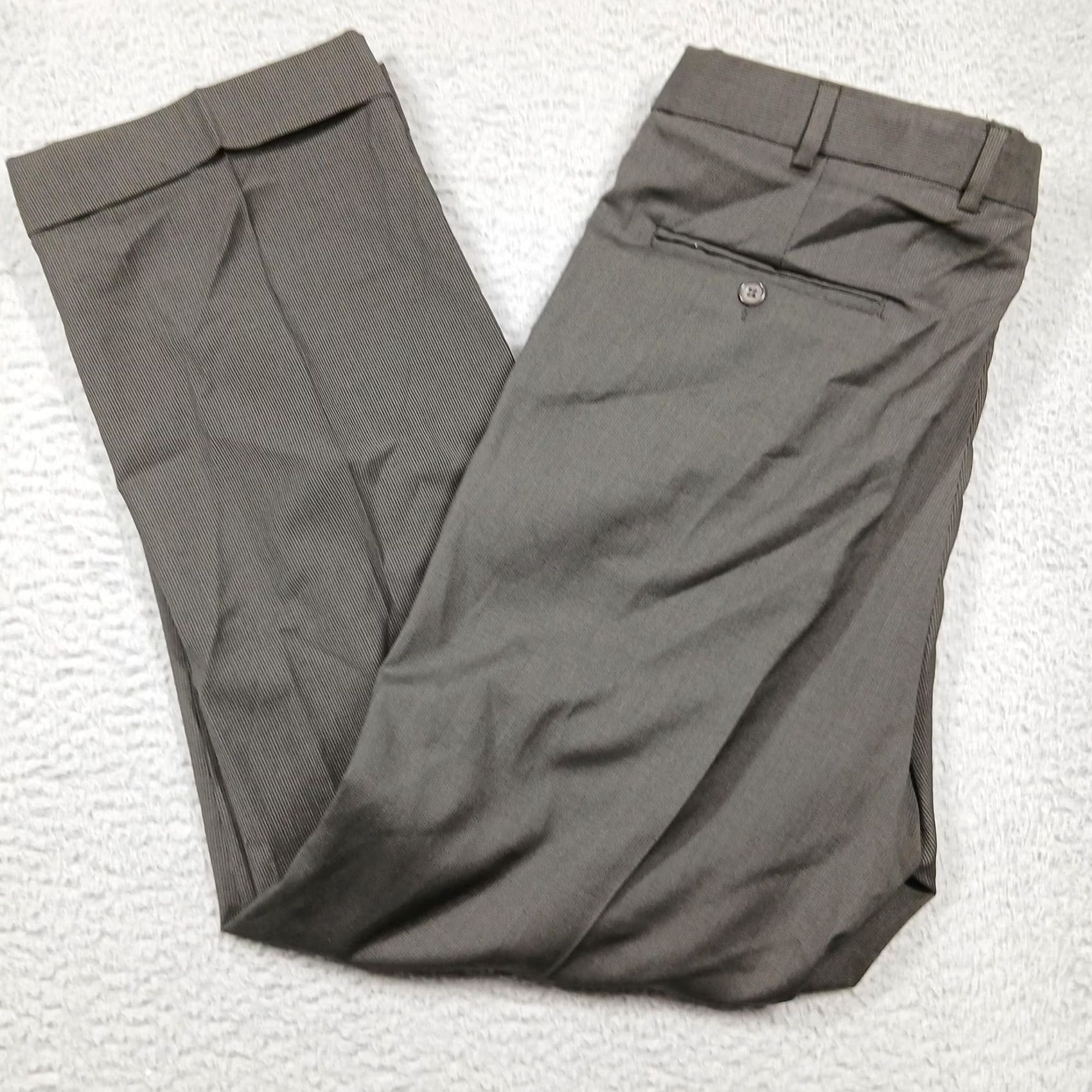 Brooks Brothers Brooks Brothers Suit Pants Mens 35 Gray Wool Pleated Dress Trousers Made USA Size 34R - 2 Thumbnail